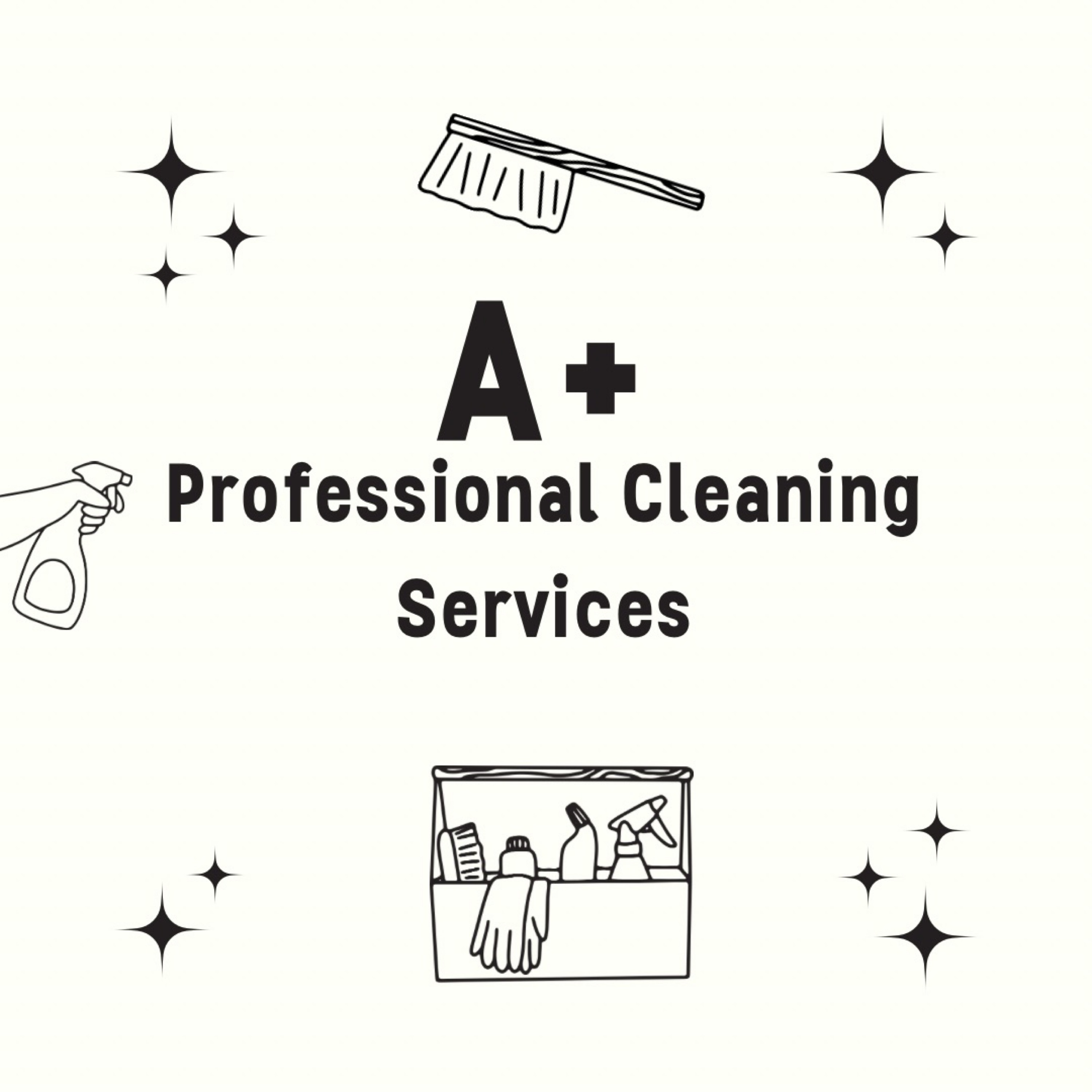 A+ Professional Cleaning Services Logo