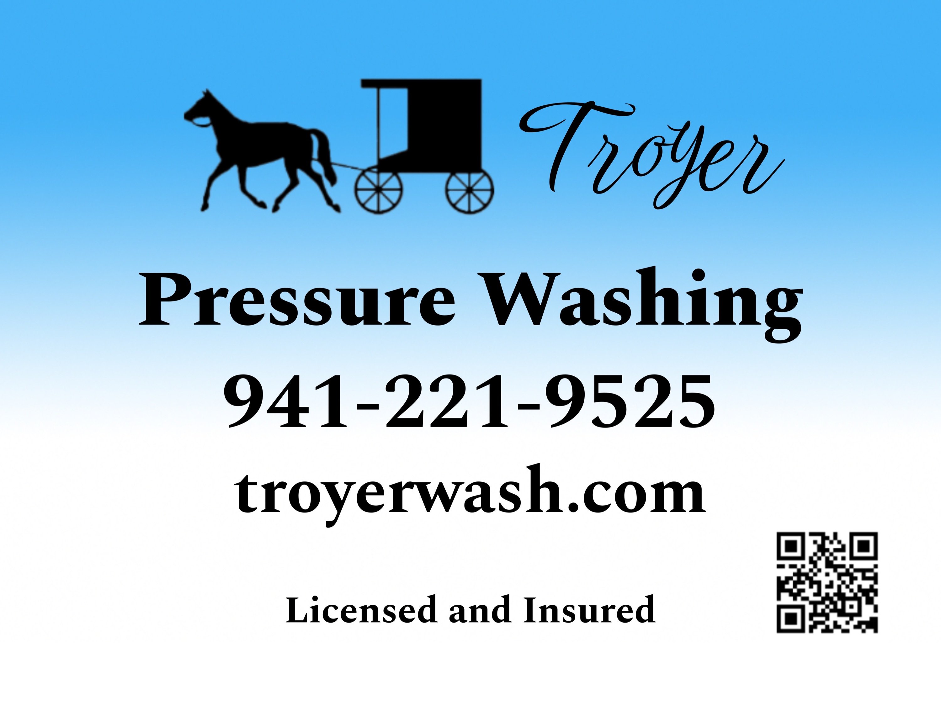 Troyer Pressure Washing, LLC Logo