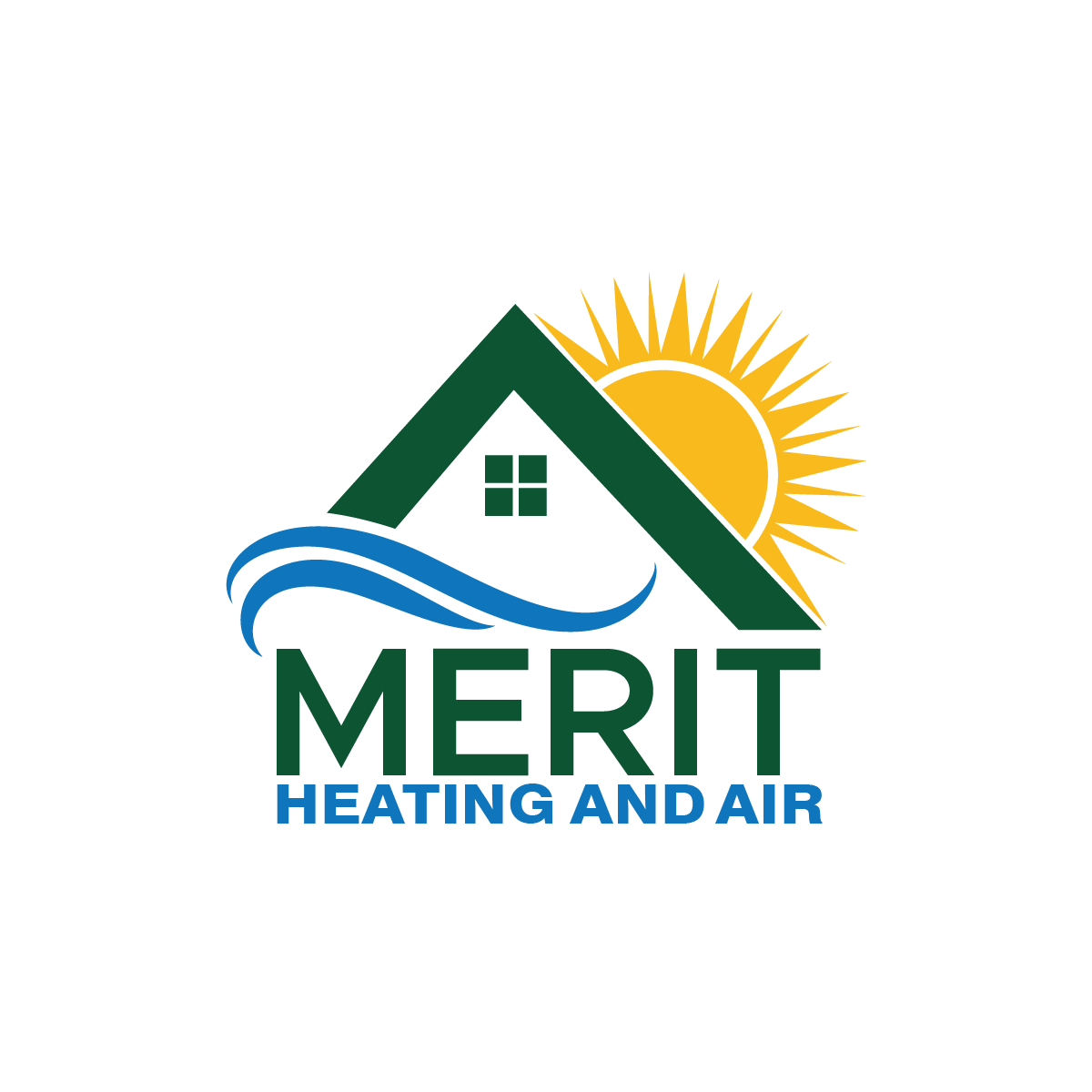 Merit Heating and Air Conditioning Logo