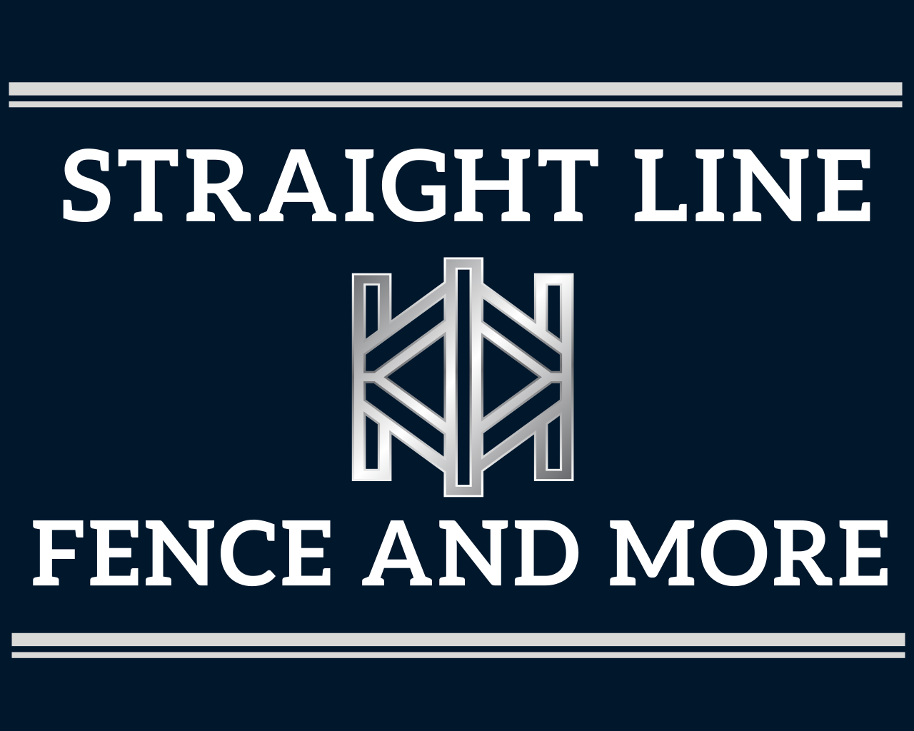 Straight Line Fence and More LLC Logo