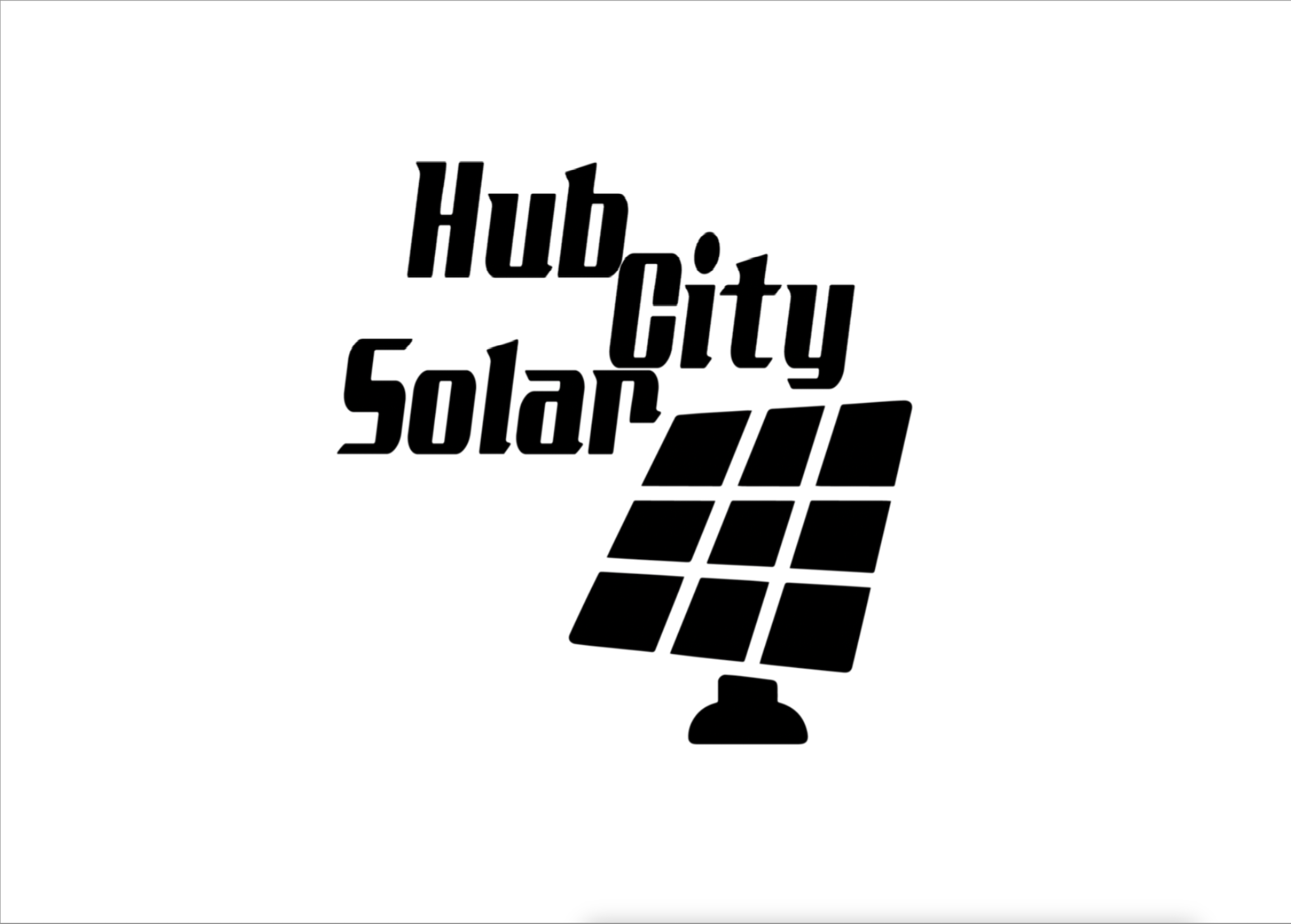 Hub City Solar Logo