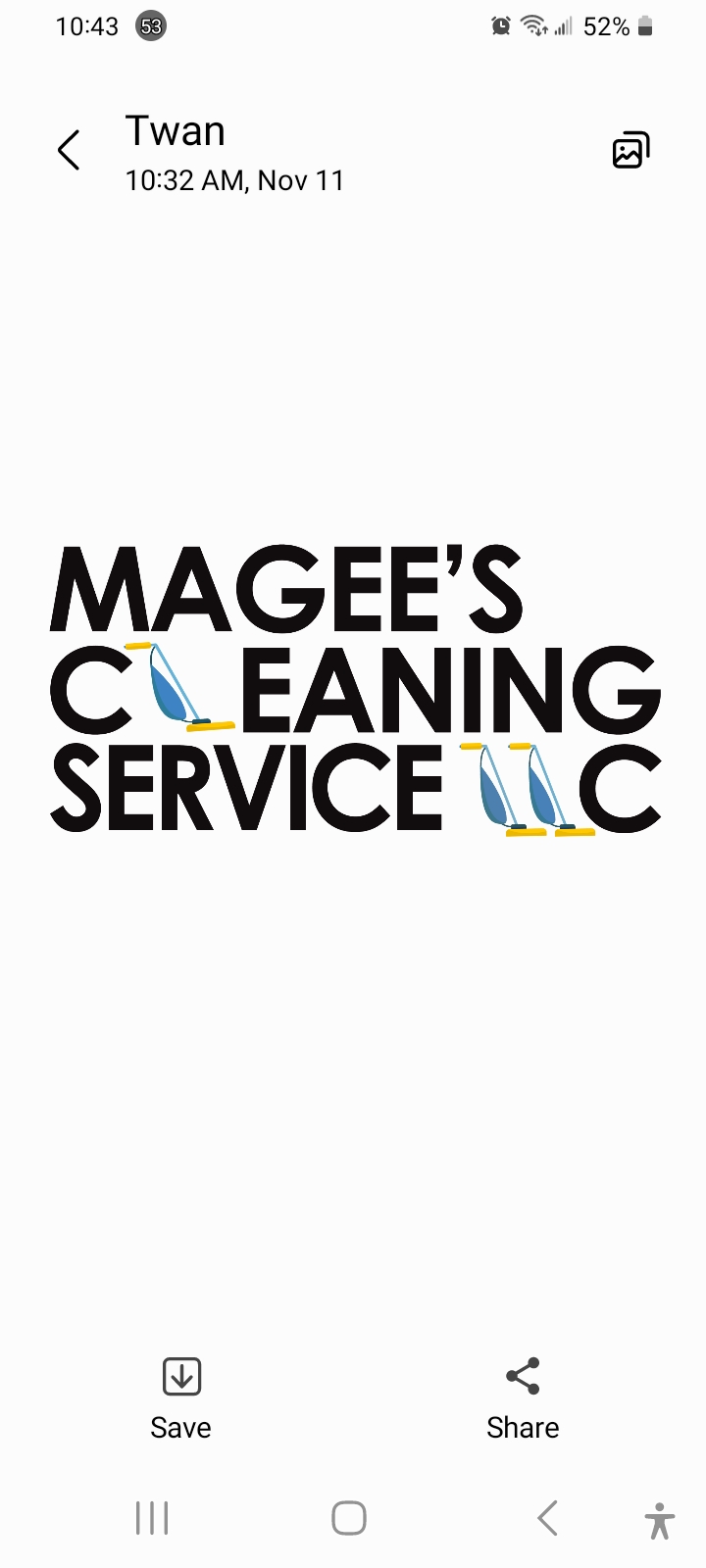 MAGEE'S CLEANING SERVICE LLC Logo
