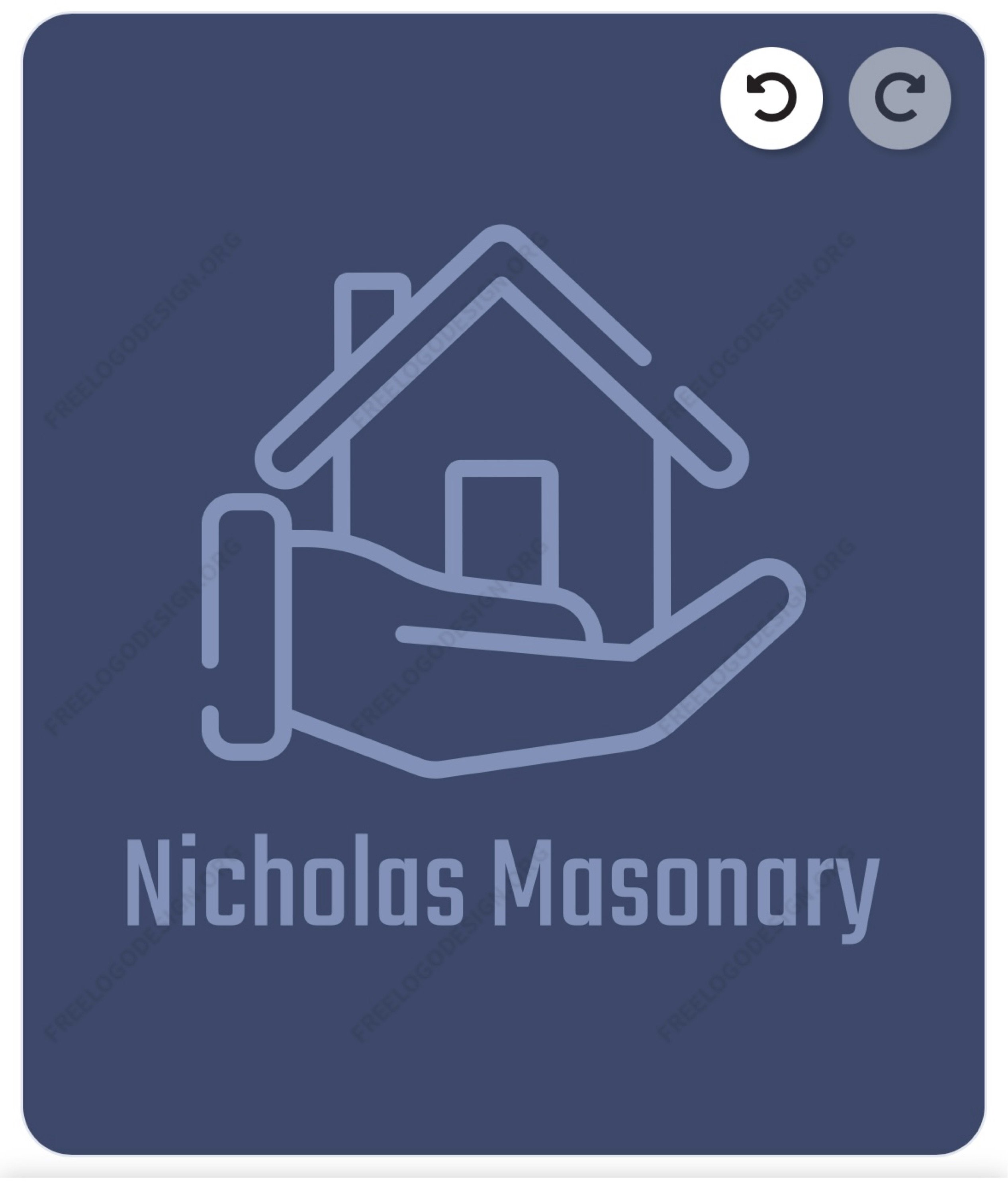 Nicholas Masonry Logo