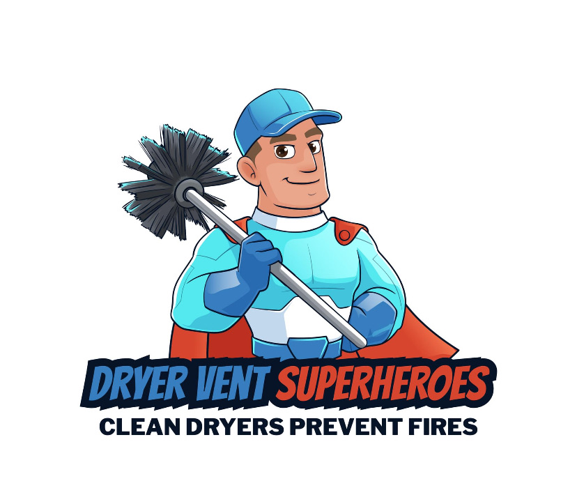 Dryer Vent Superheroes Logo