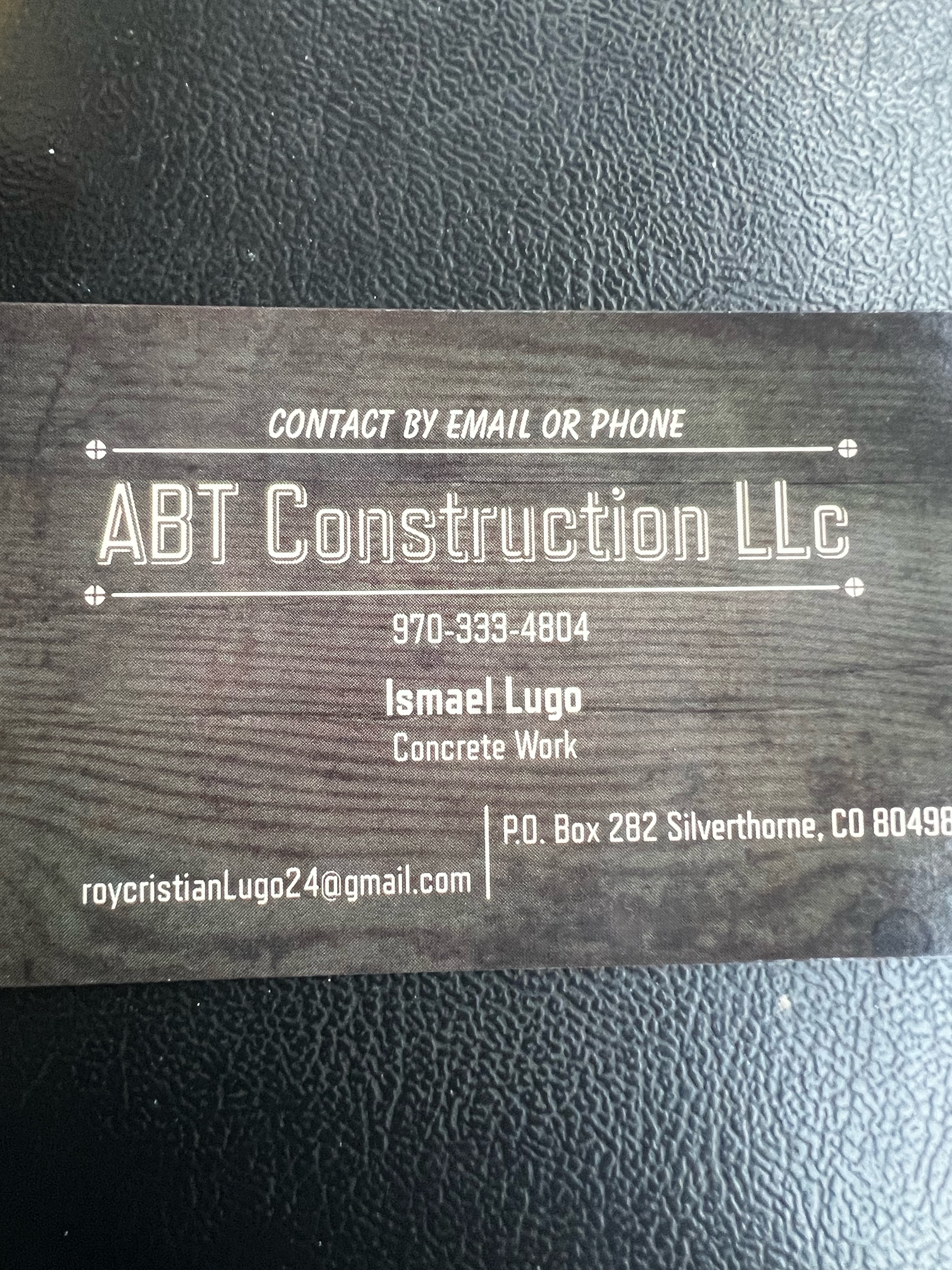 ABT Construction Logo