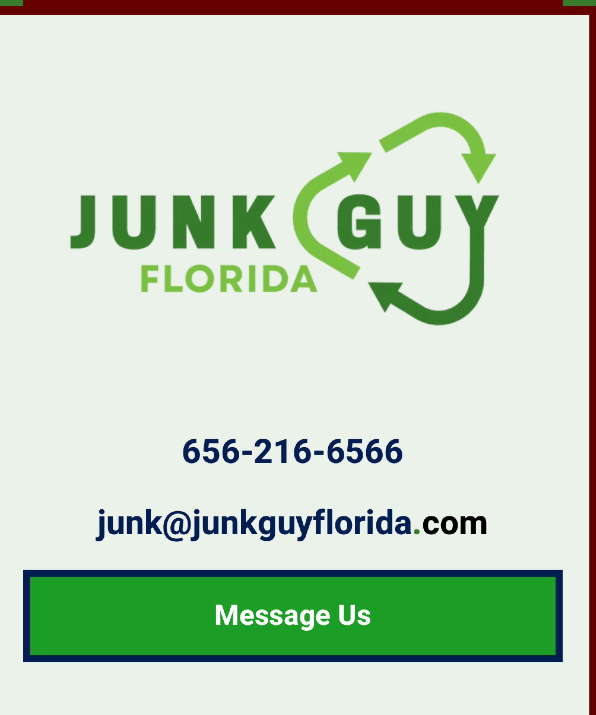 Junk Guy Florida Logo