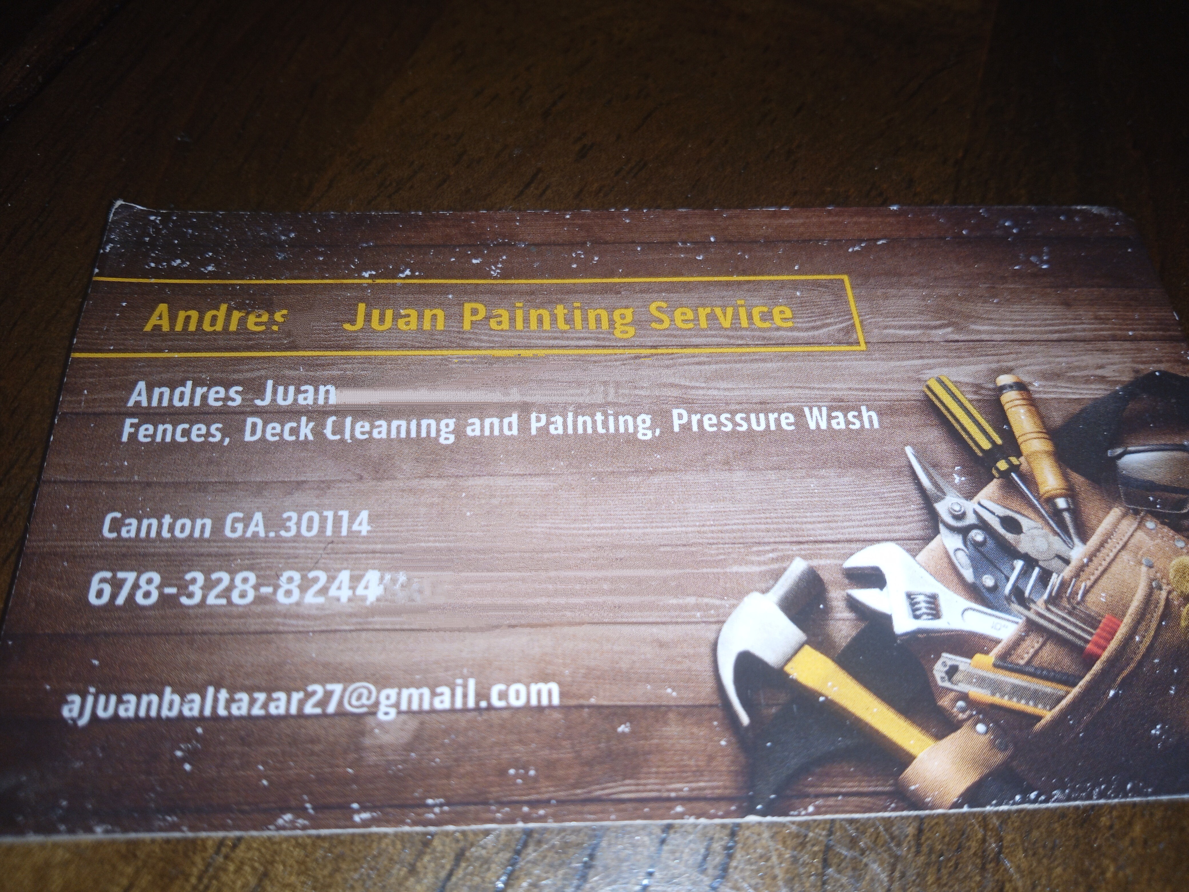 Andres Juan Painting Service Logo