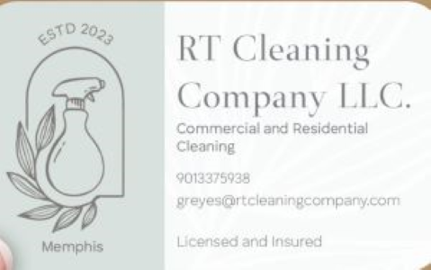 RT Cleaning Company LLC Logo