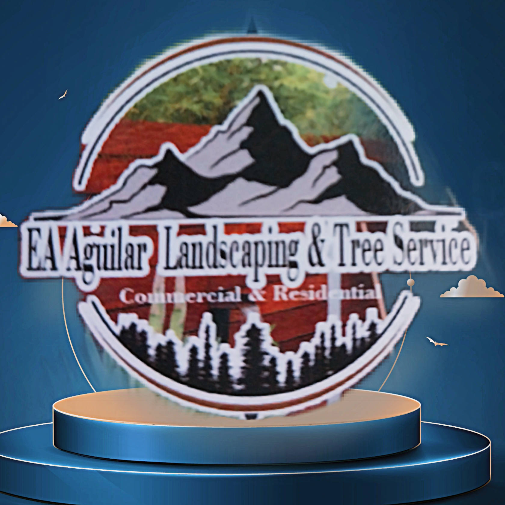 EA Aguilar Landscaping Logo