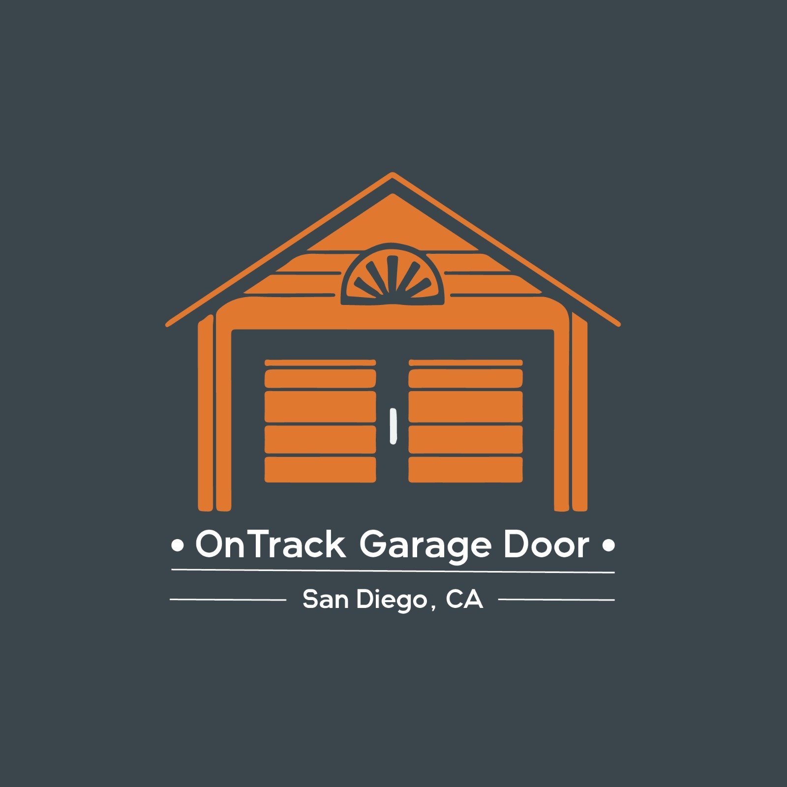 OnTrack Garage Door Logo