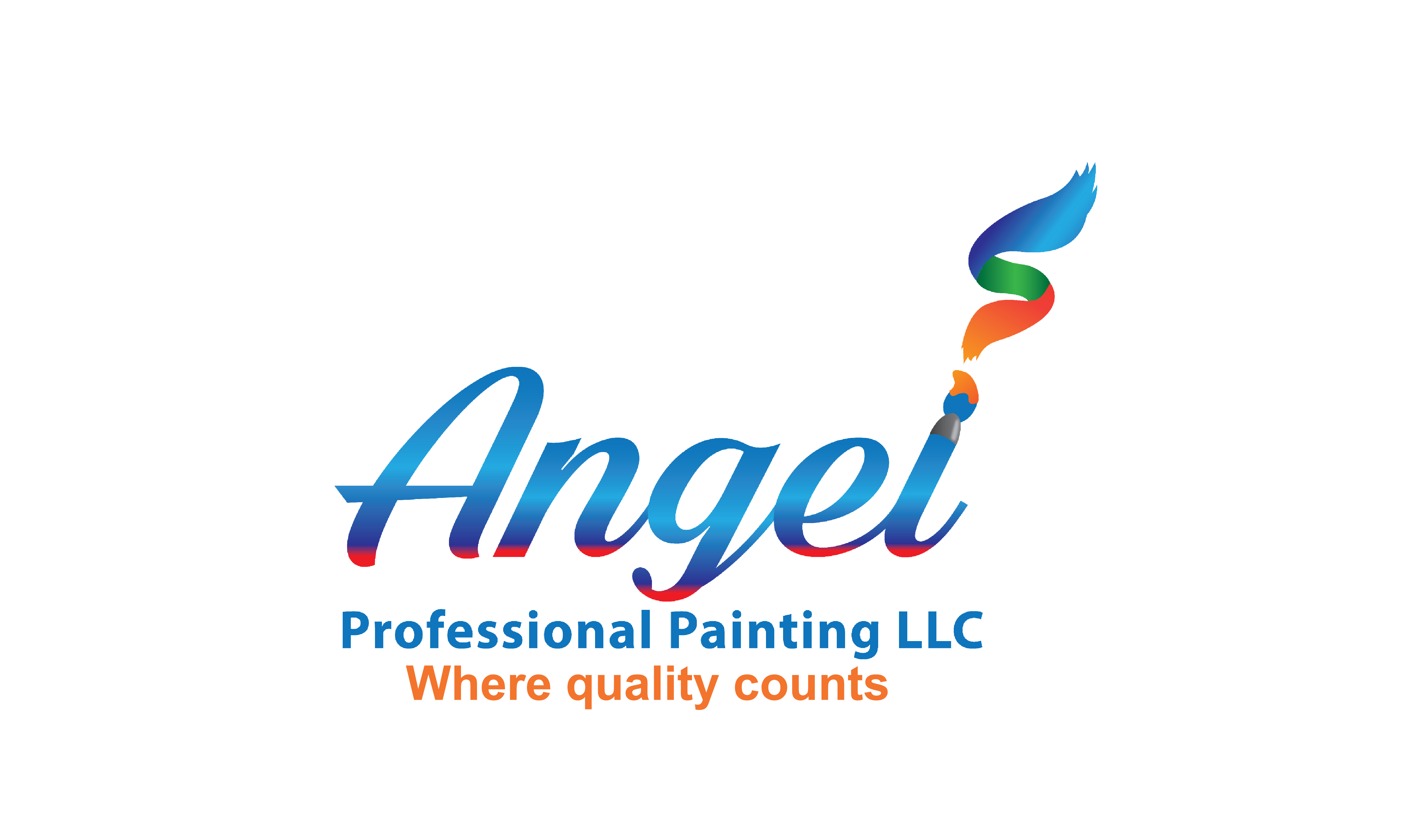 Angel Professional Painting Logo