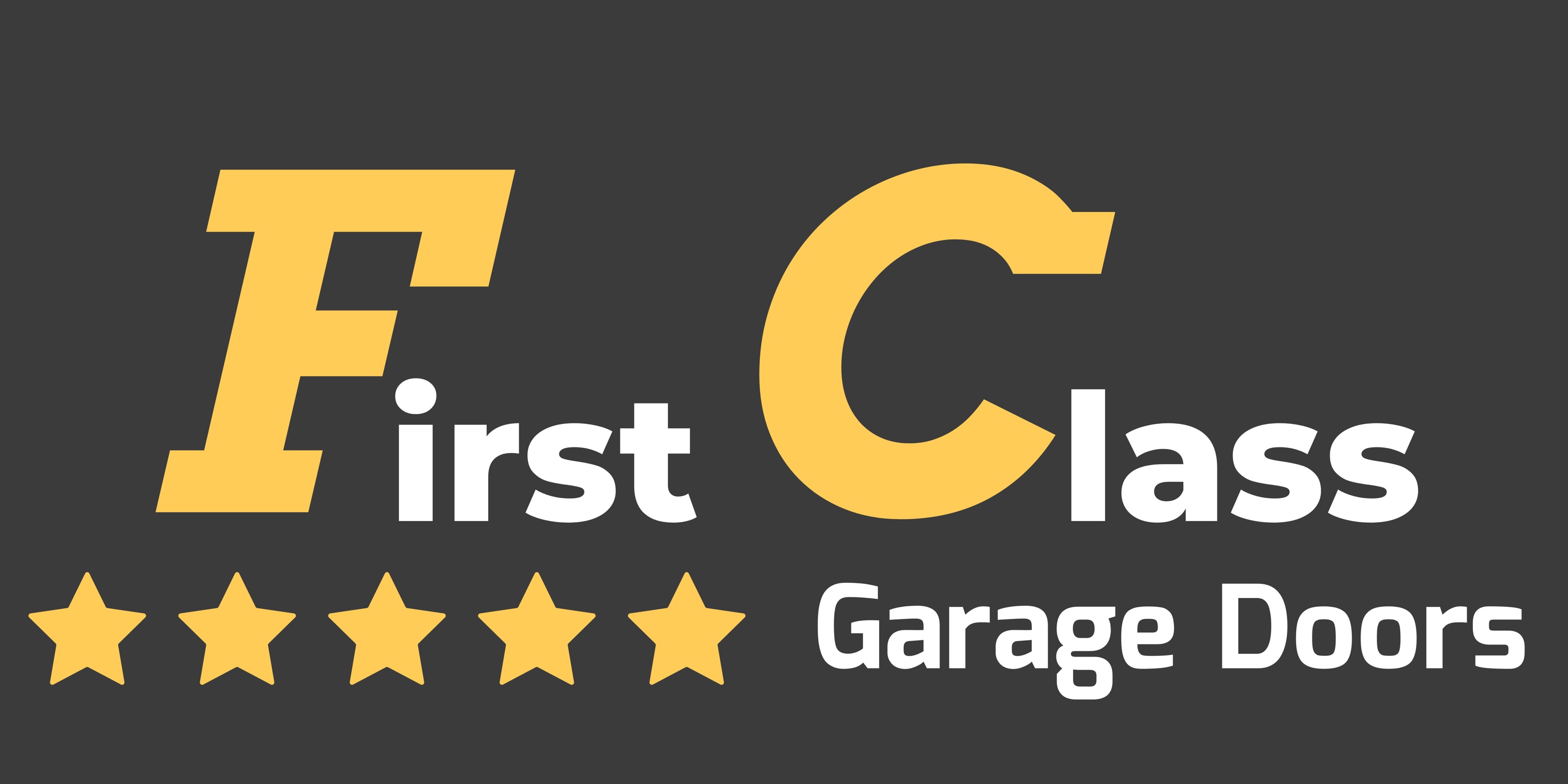First Class Garage Doors, LLC - Unlicensed Contractor Logo
