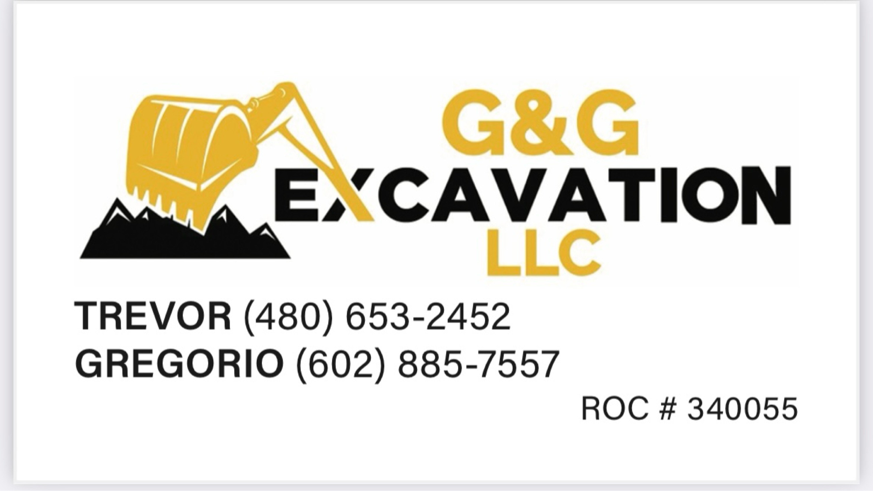 G&G Excavation Logo