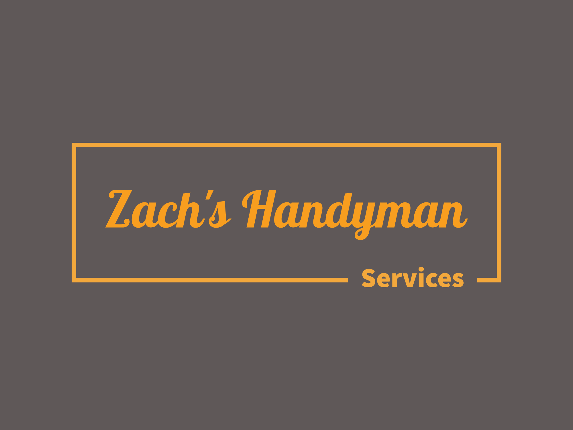 Zach's Handyman Services Logo