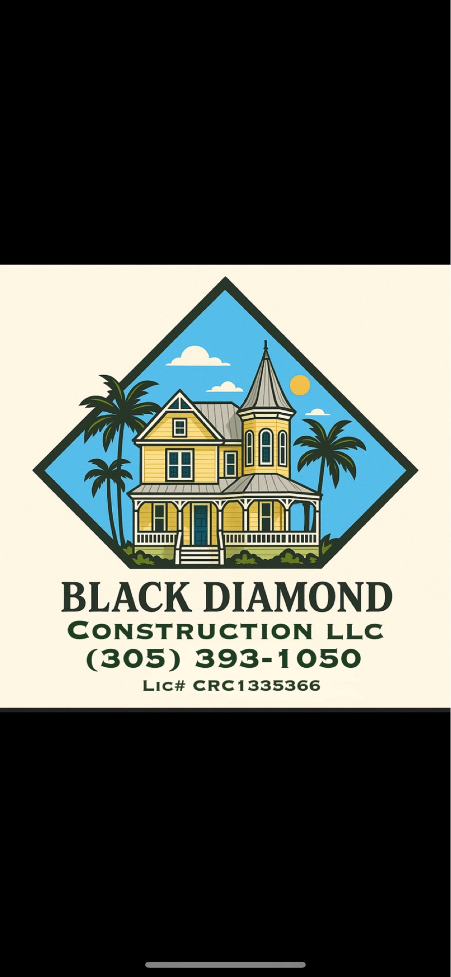 Black Diamond Construction, LLC Logo