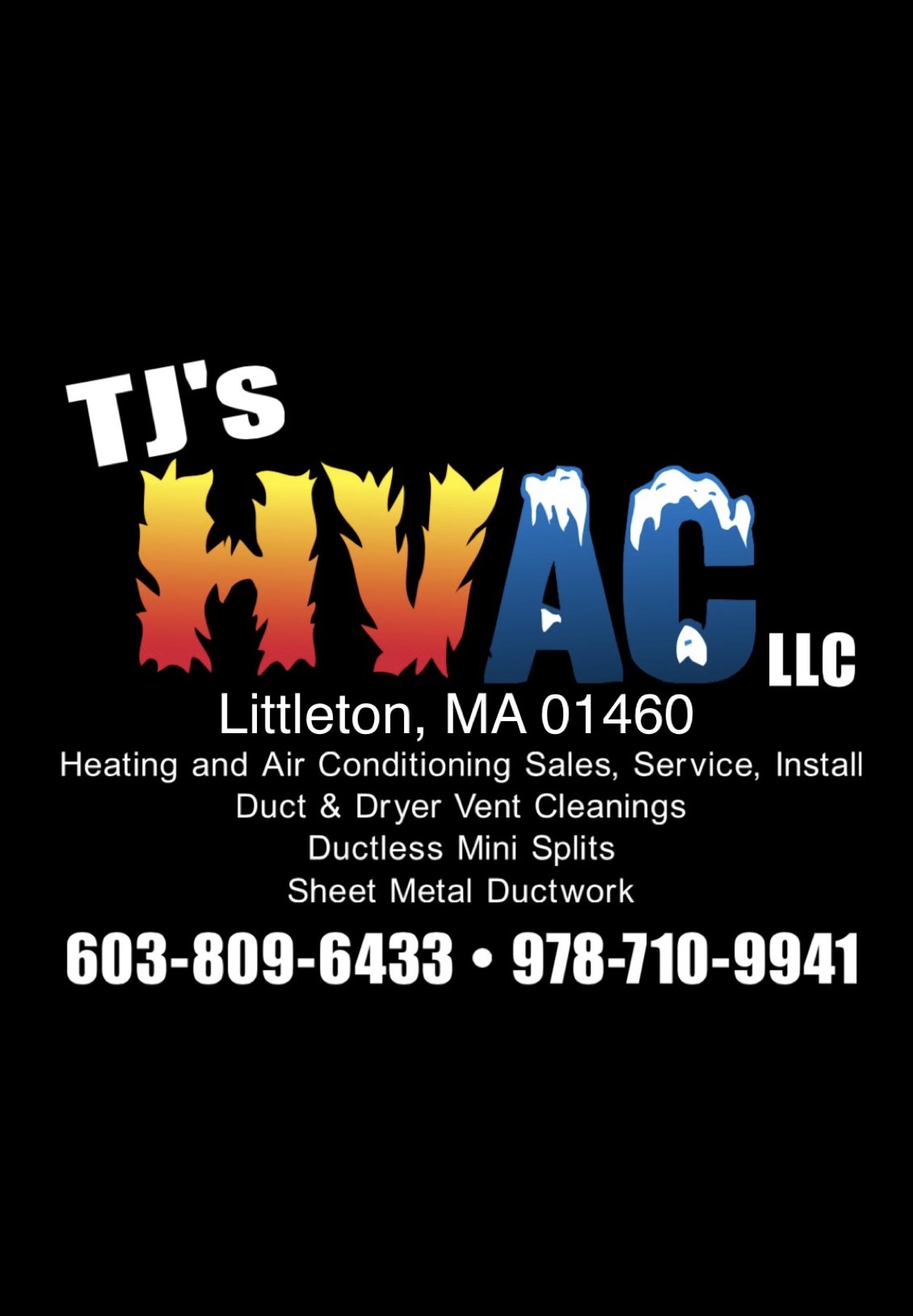 TJ's Heating and Air Conditioning Logo