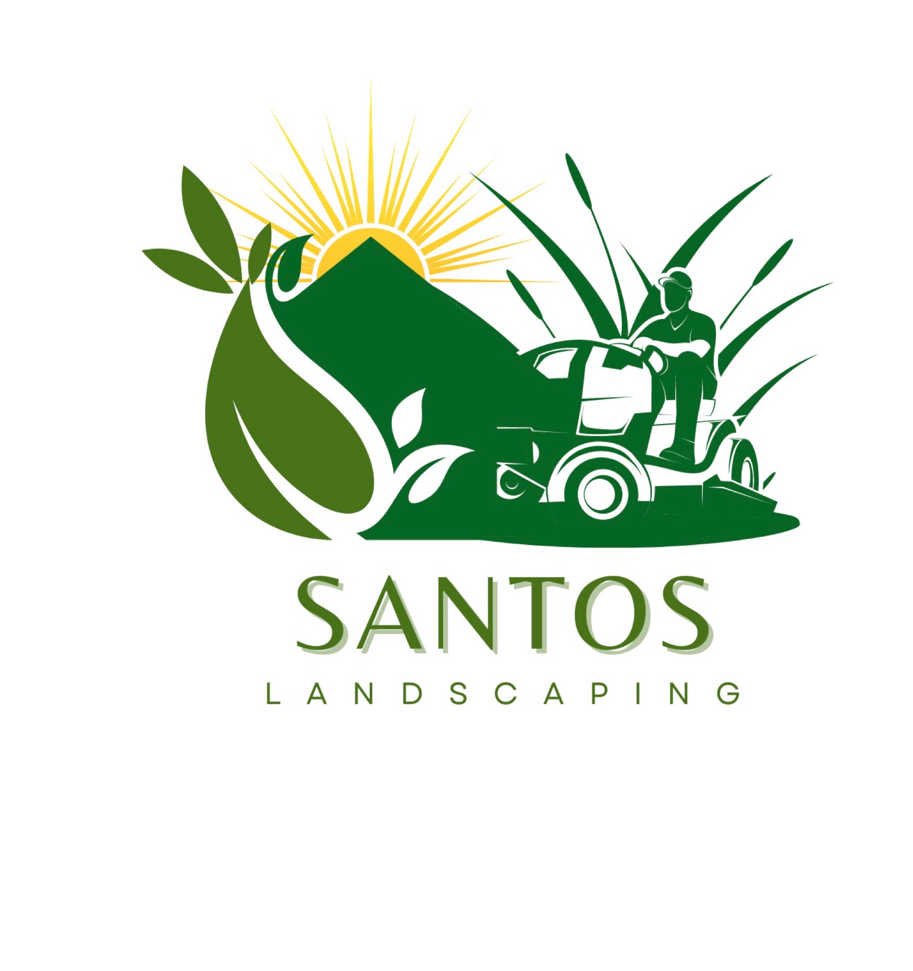 Santos Landscaping - Unlicensed Contractor Logo