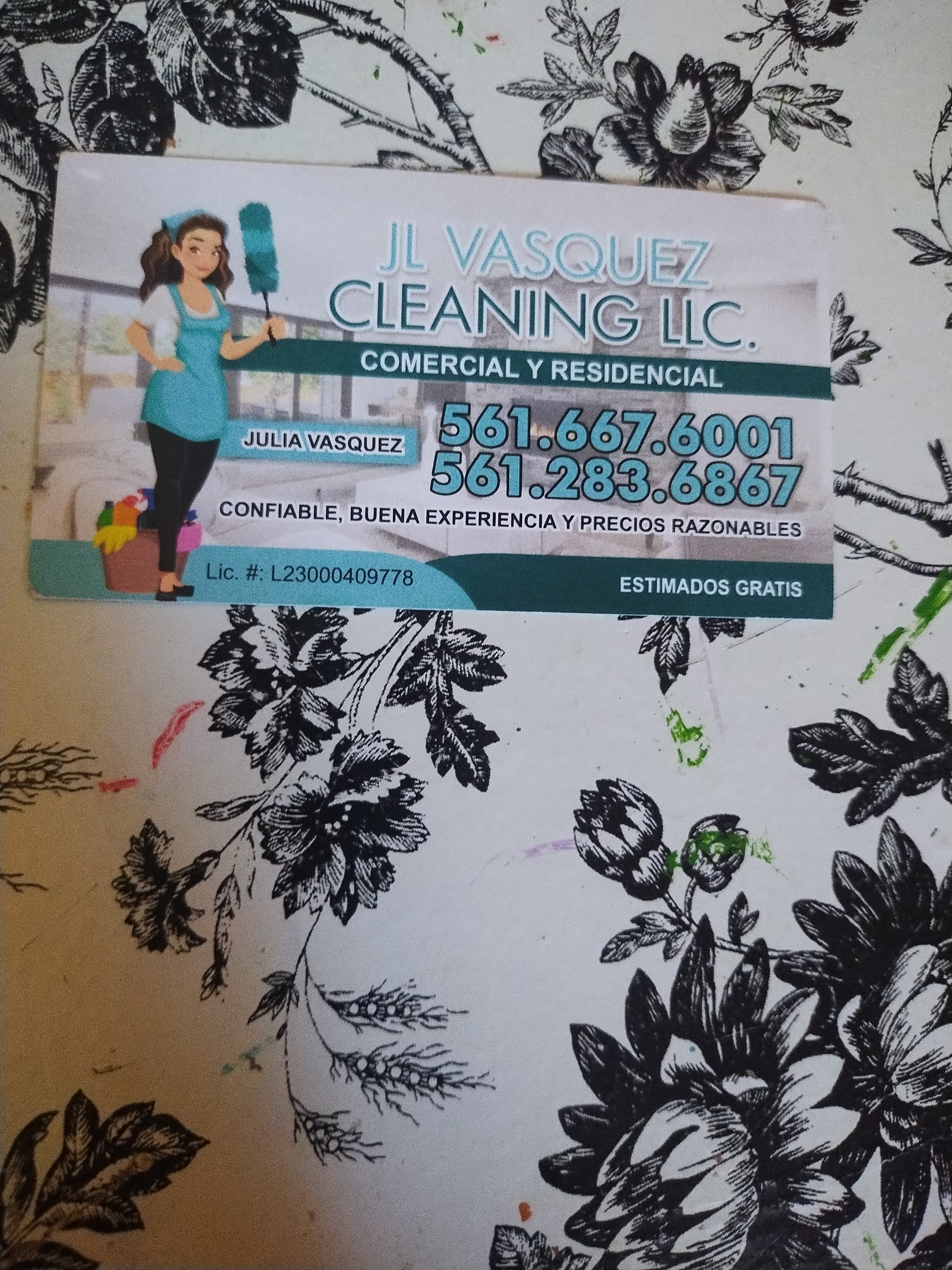 JL Vasquez Cleaning, LLC Logo