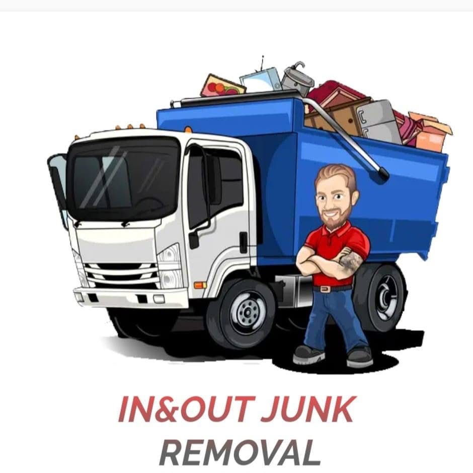 In & Out Junk Removal Logo