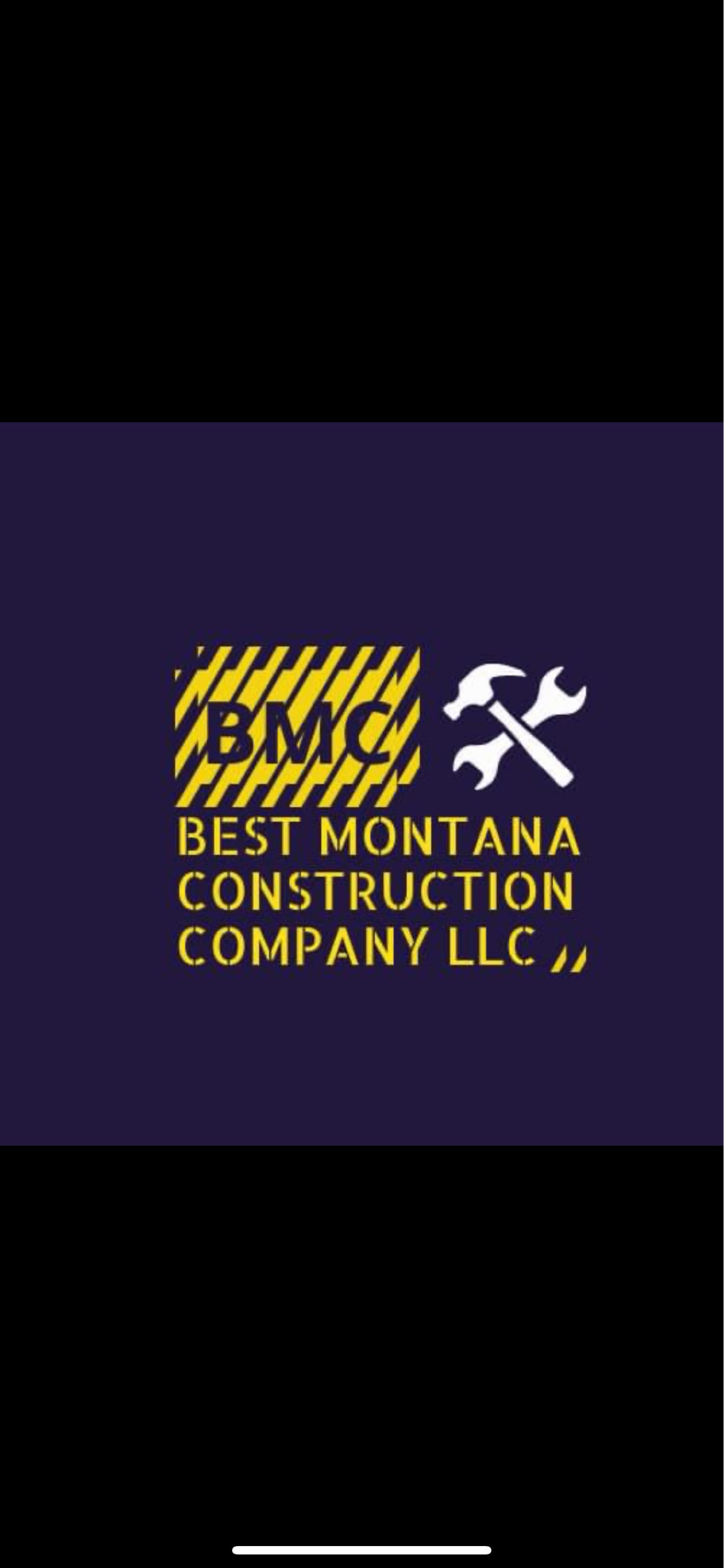 Best Montana Construction Company, LLC. Logo