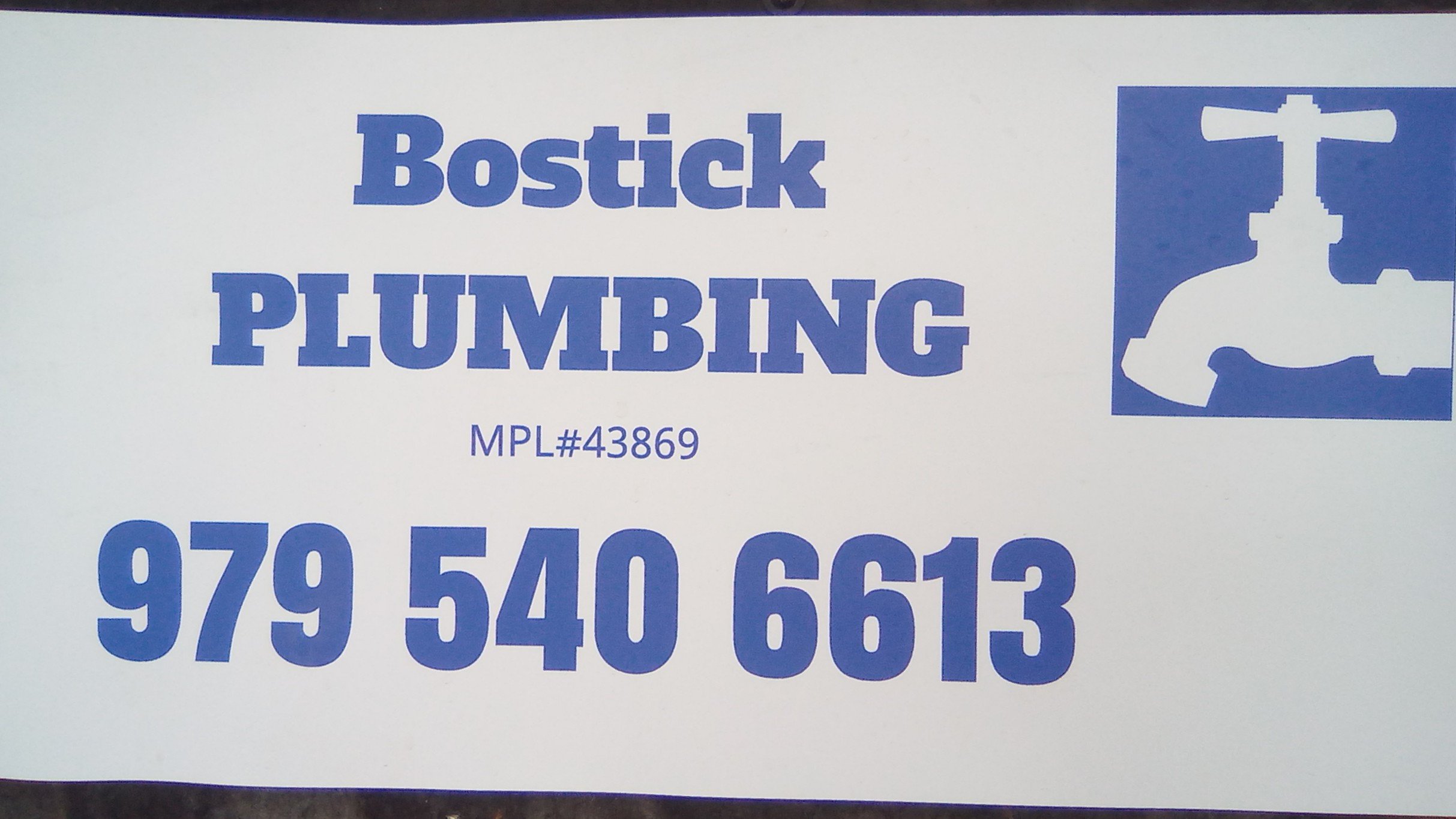 BOSTICK PLUMBING LLC Logo