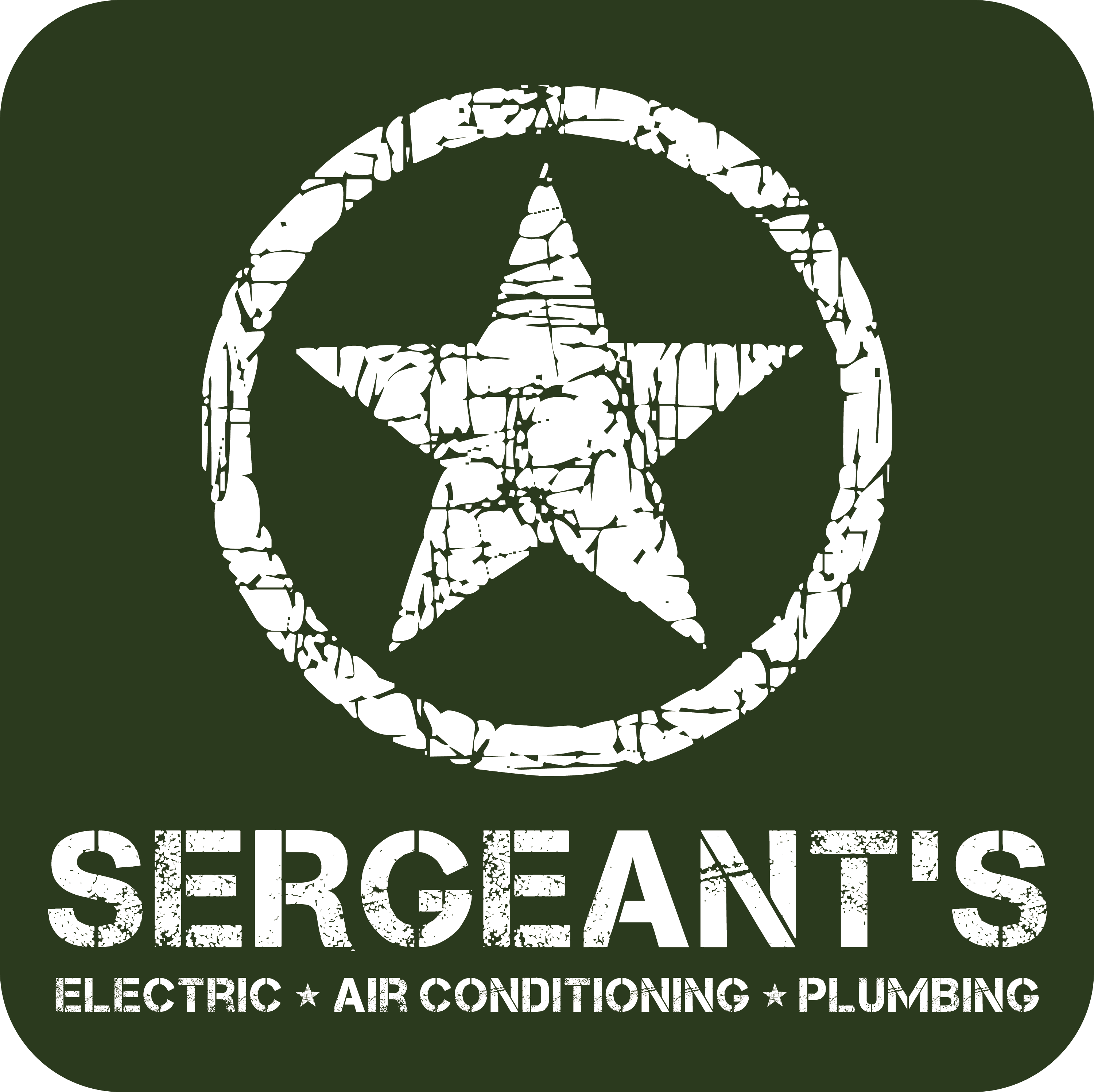 Sergeant's Electric, Air Conditioning and Plumbing Logo