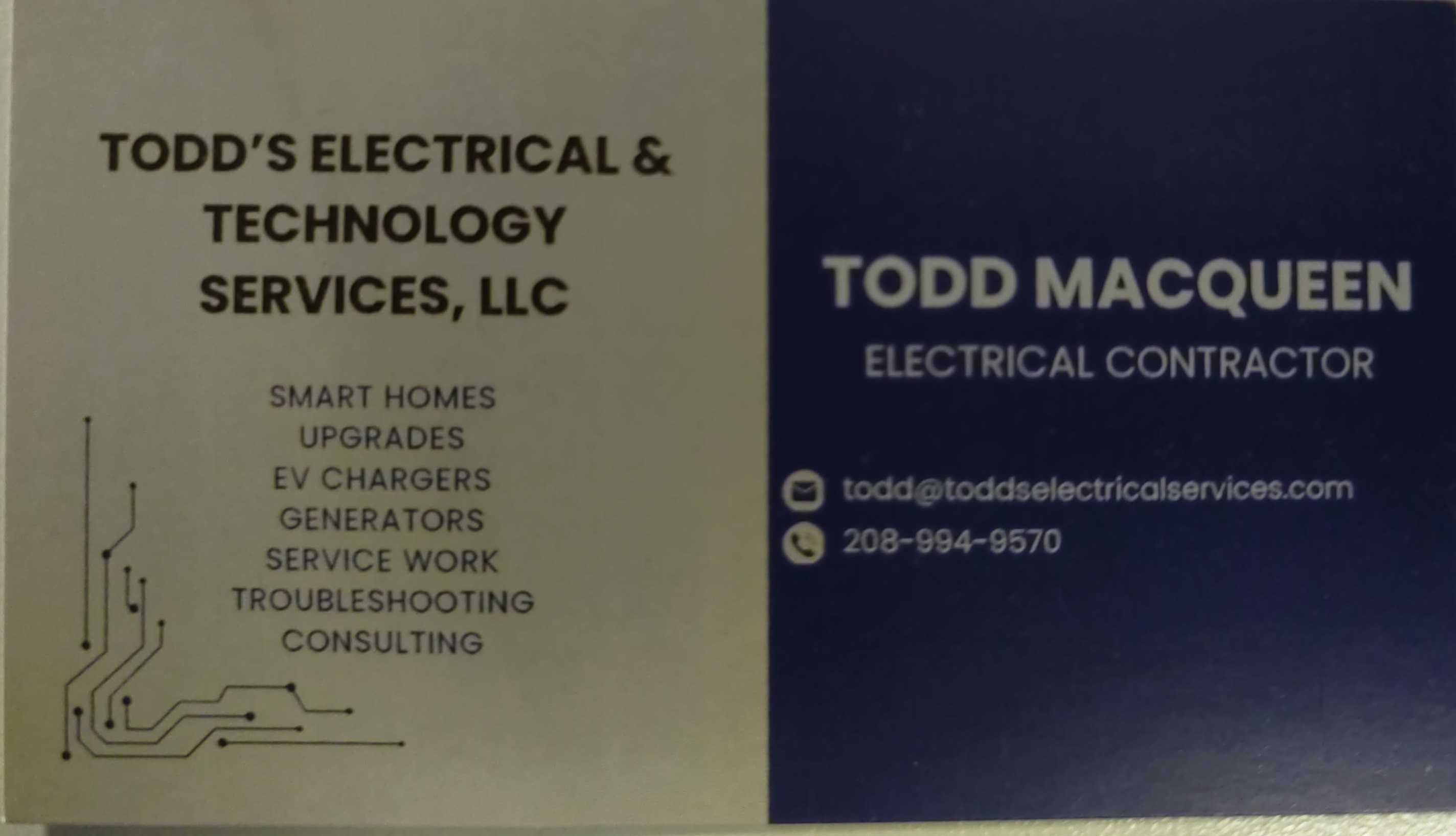 Todd's Electrical & Technology Services, LLC Logo