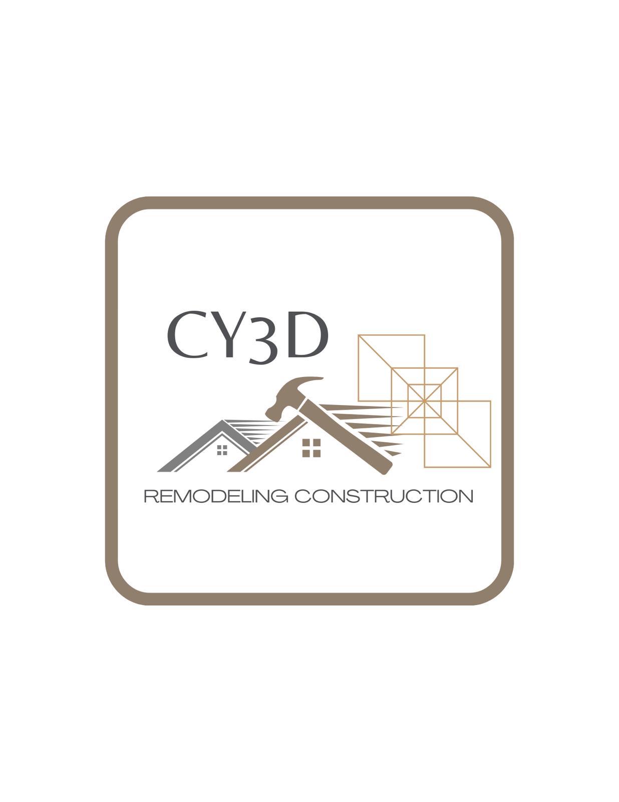 CY3D Business & Remodeling Constructions Logo