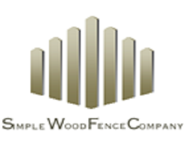 Simple Wood Fence Company Logo