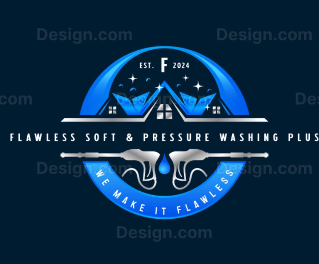 Flawless soft & pressure washing pus LLC Logo