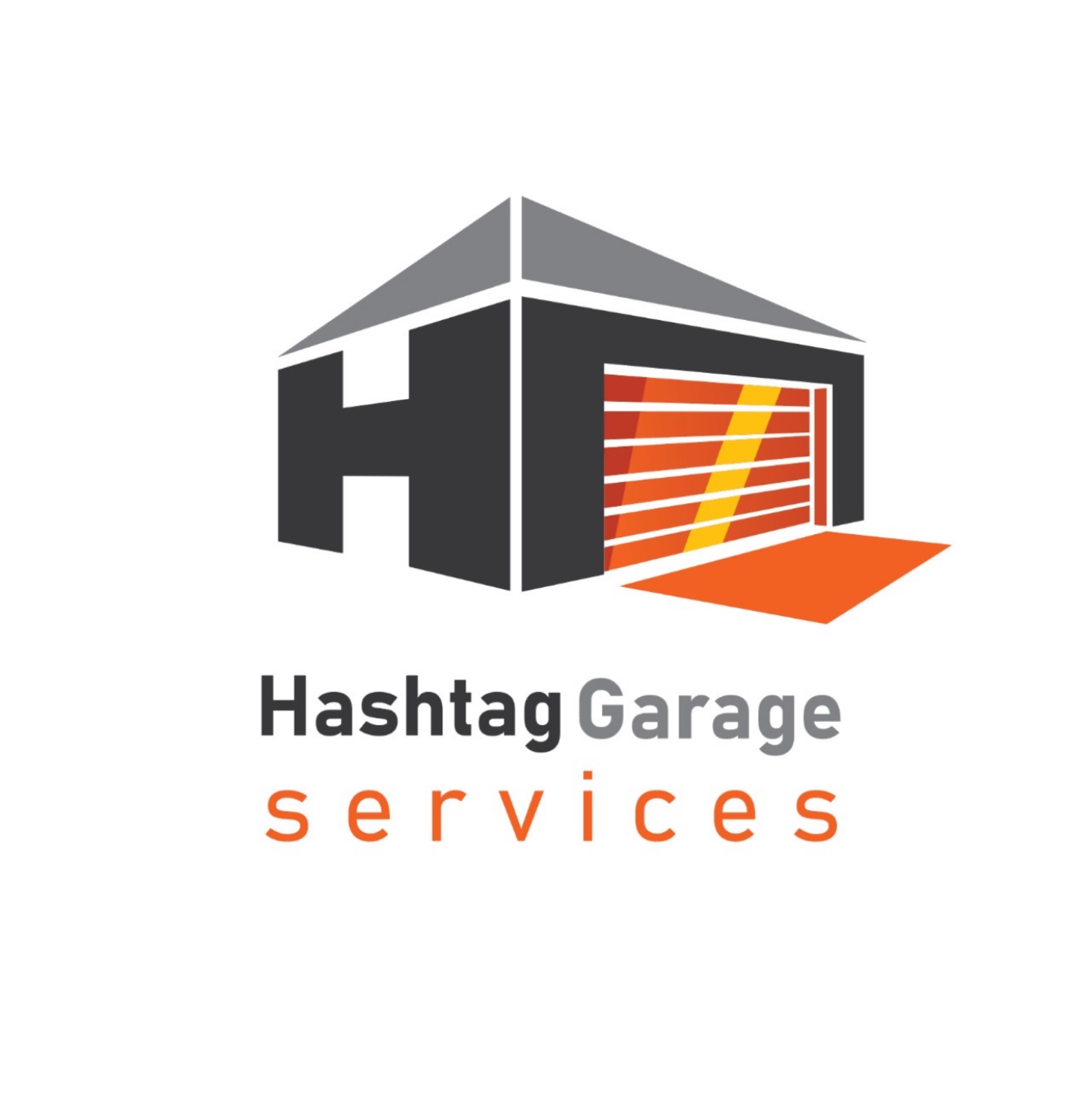 Hashtag Garage Services Logo