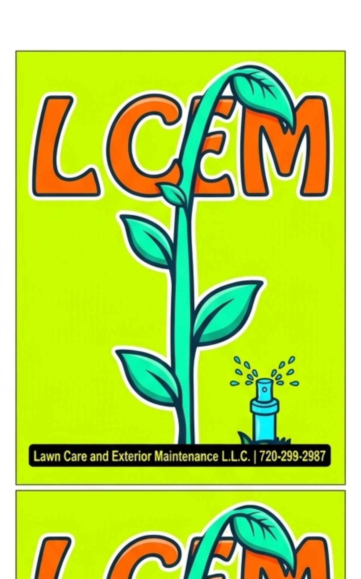 Lawn Care and Exterior Maintenance Logo