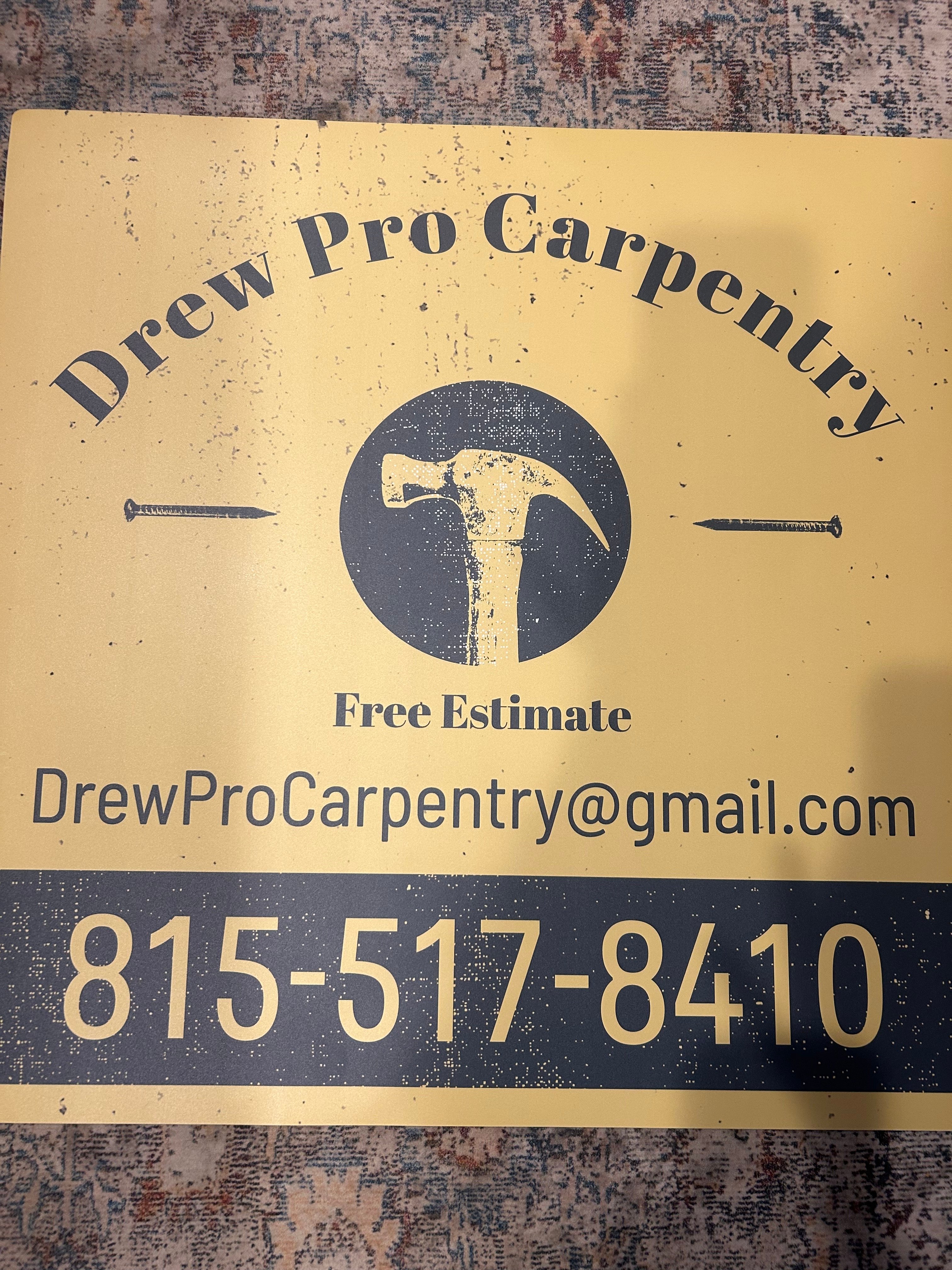 Drew Pro Carpentry Logo