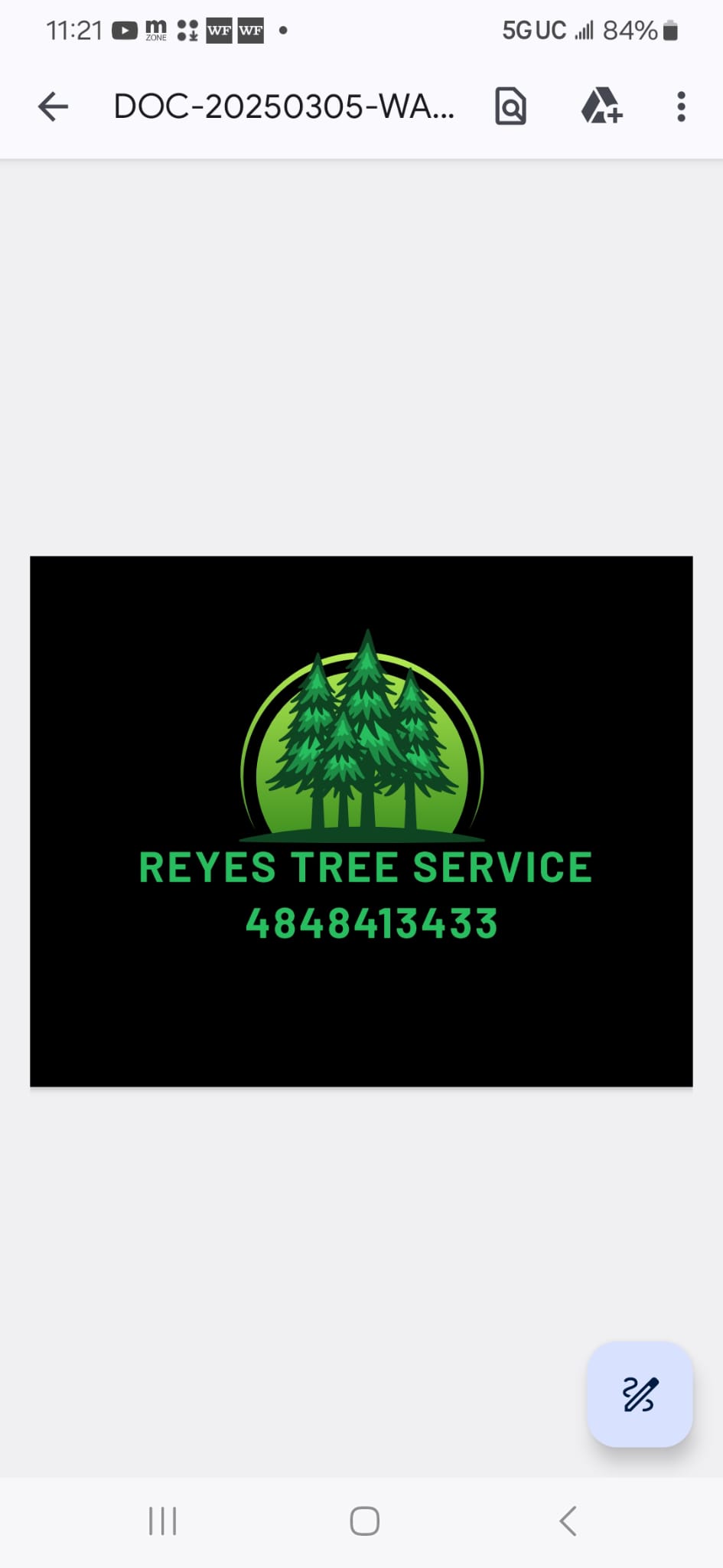 Reyes Lawn and Tree Service Logo