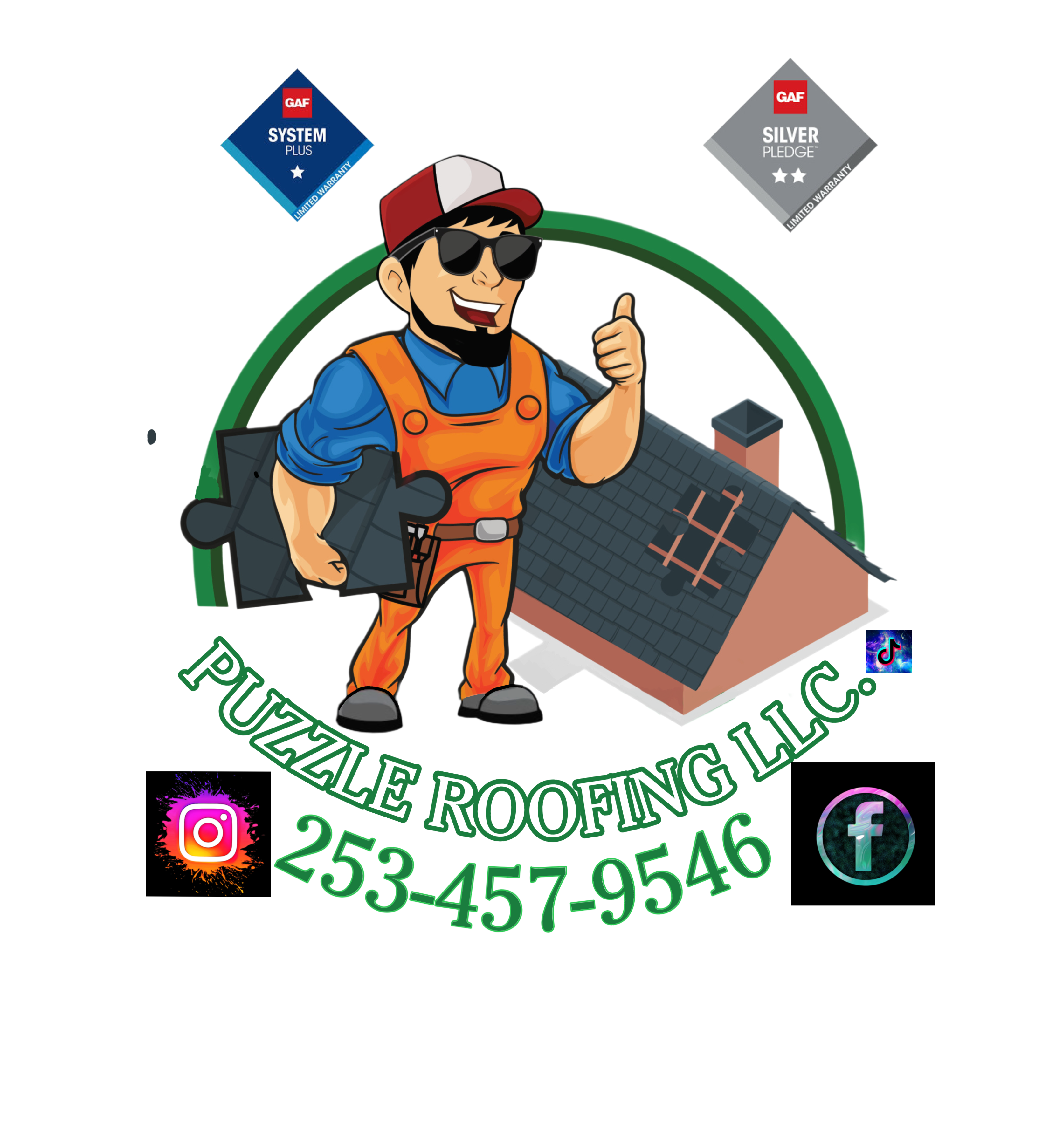 Puzzle Roofing LLC Logo