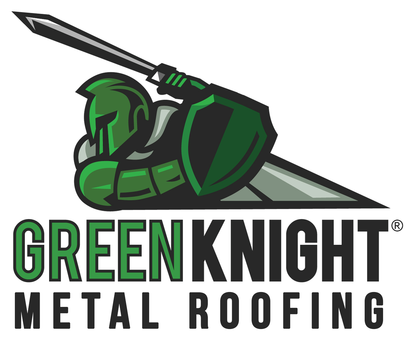 Green Knight Metal Roofing Logo