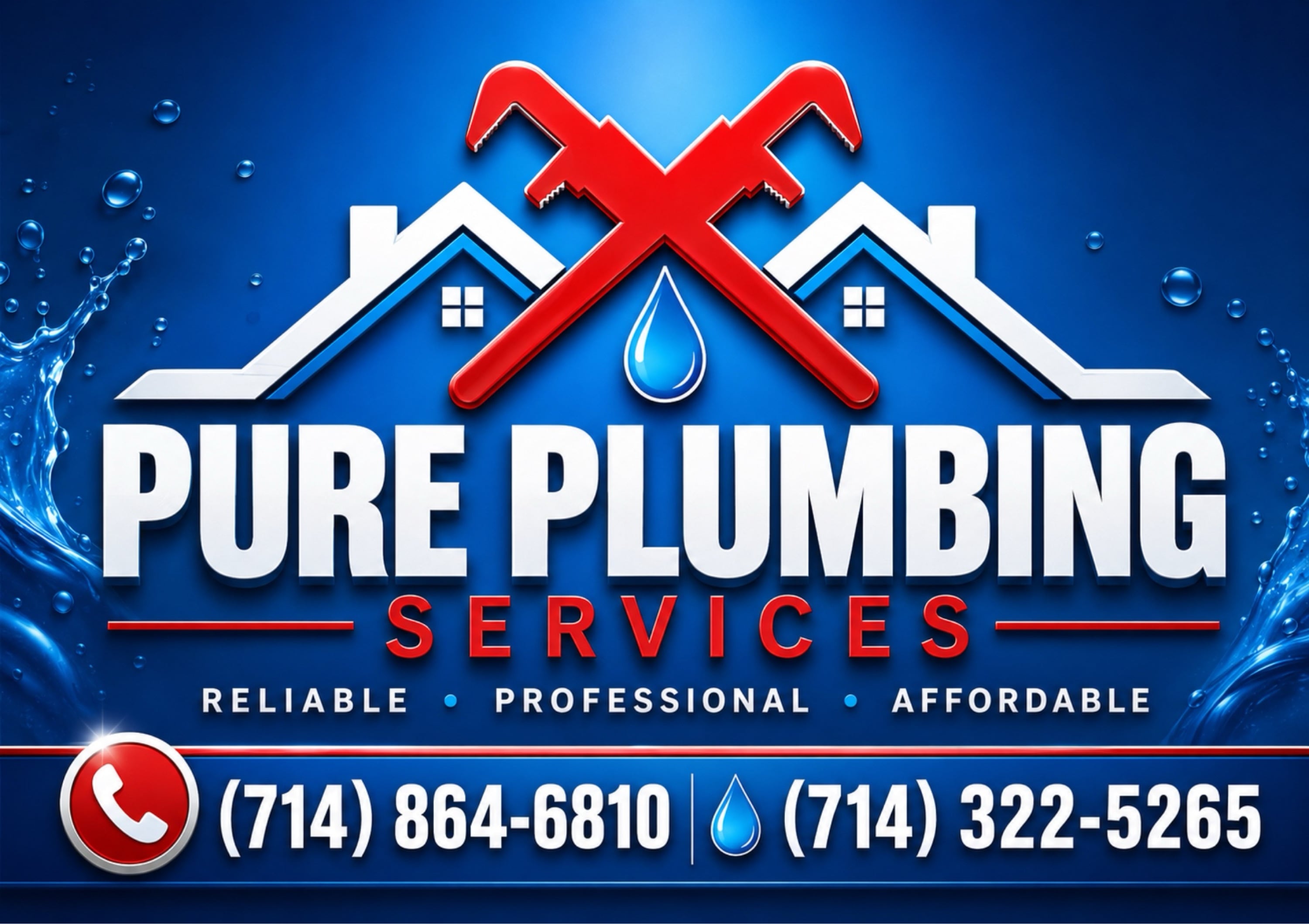 Pure Plumbing Company Logo