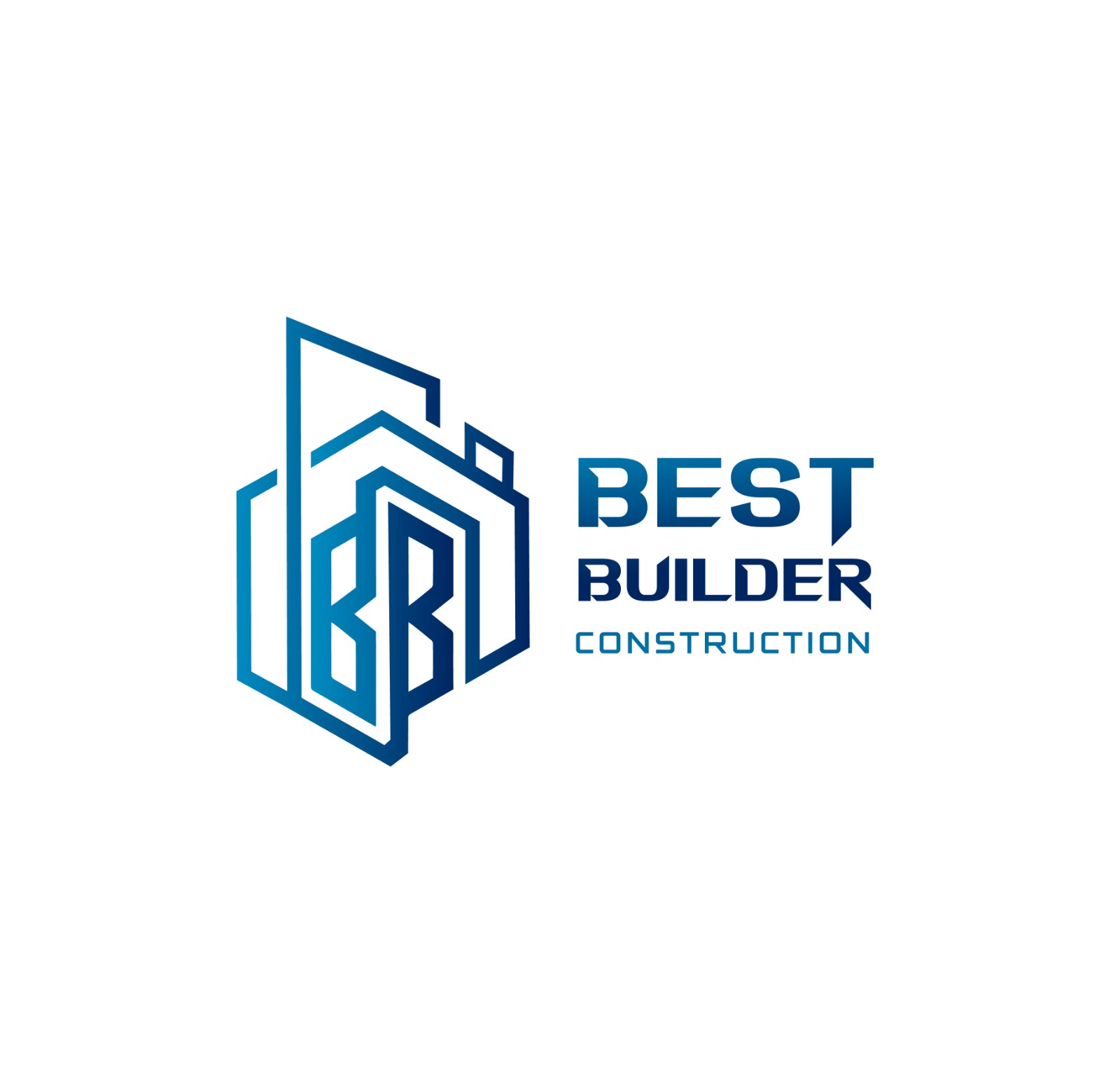 Best Builder Construction Logo