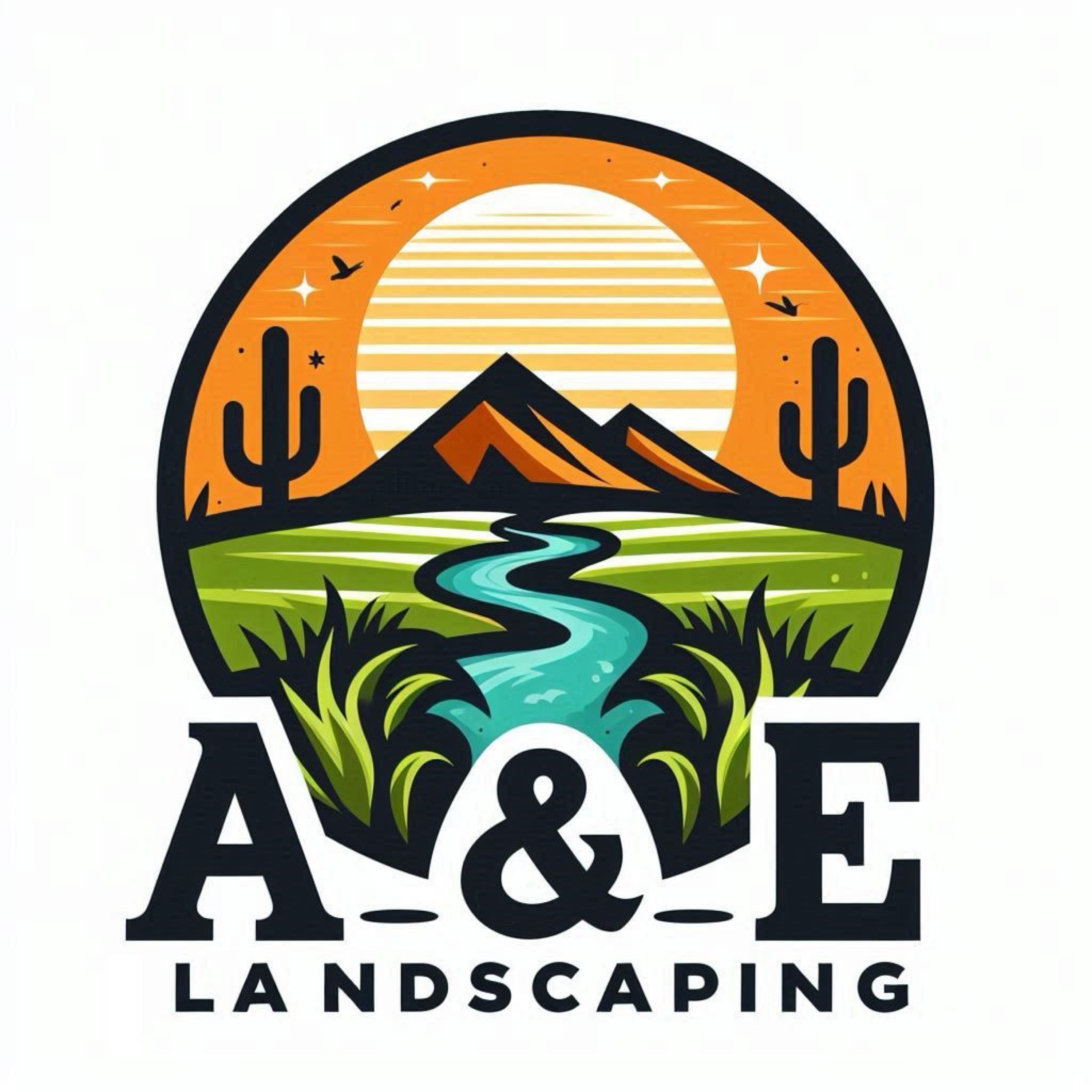 A&E Landscaping Logo