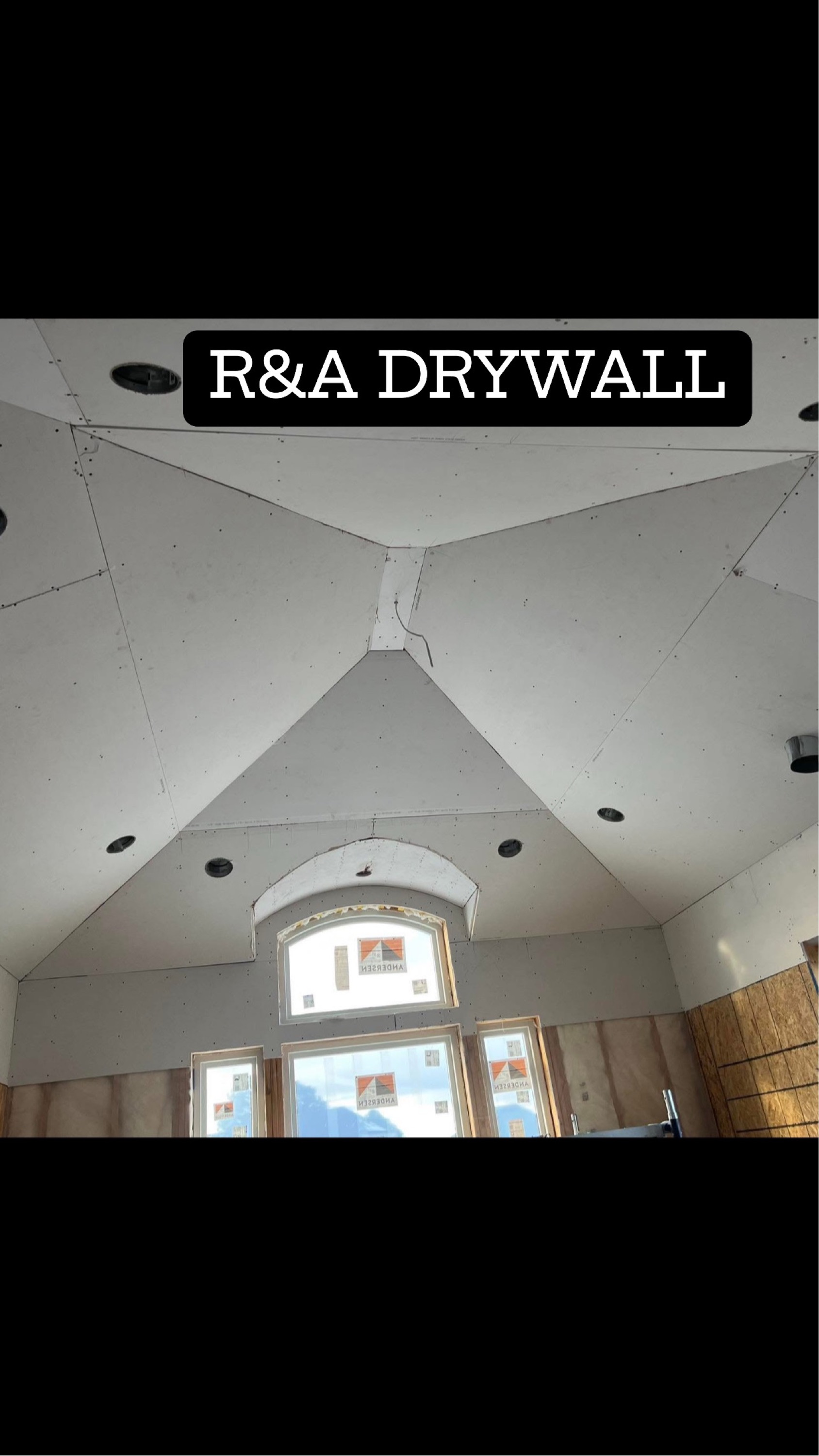 R & A Drywall Logo