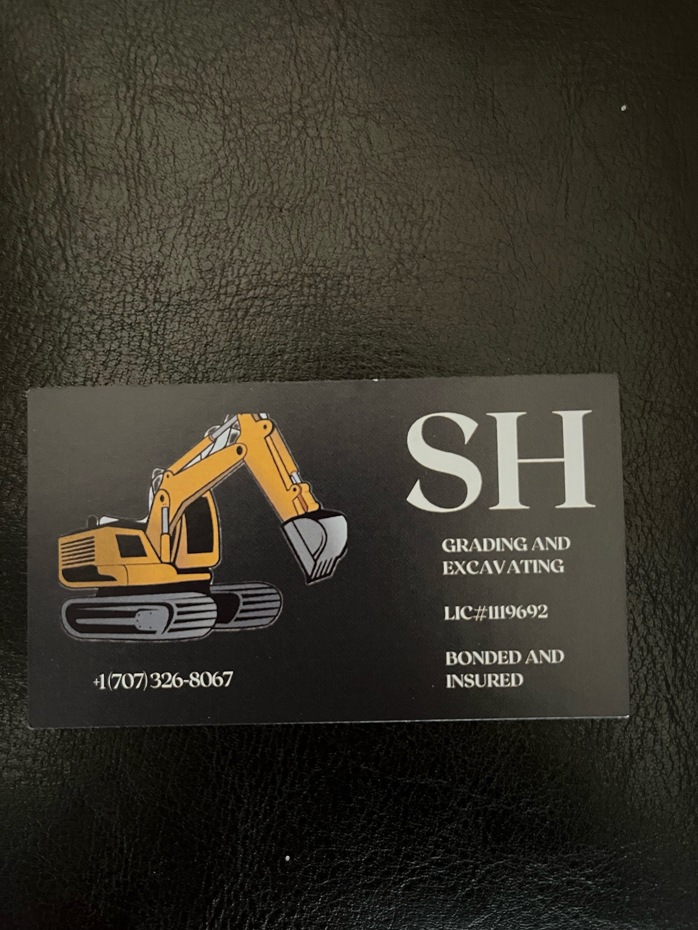 SH Grading & Excavating Logo