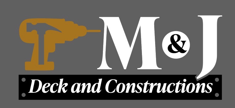 M & J Decks and Construction Logo