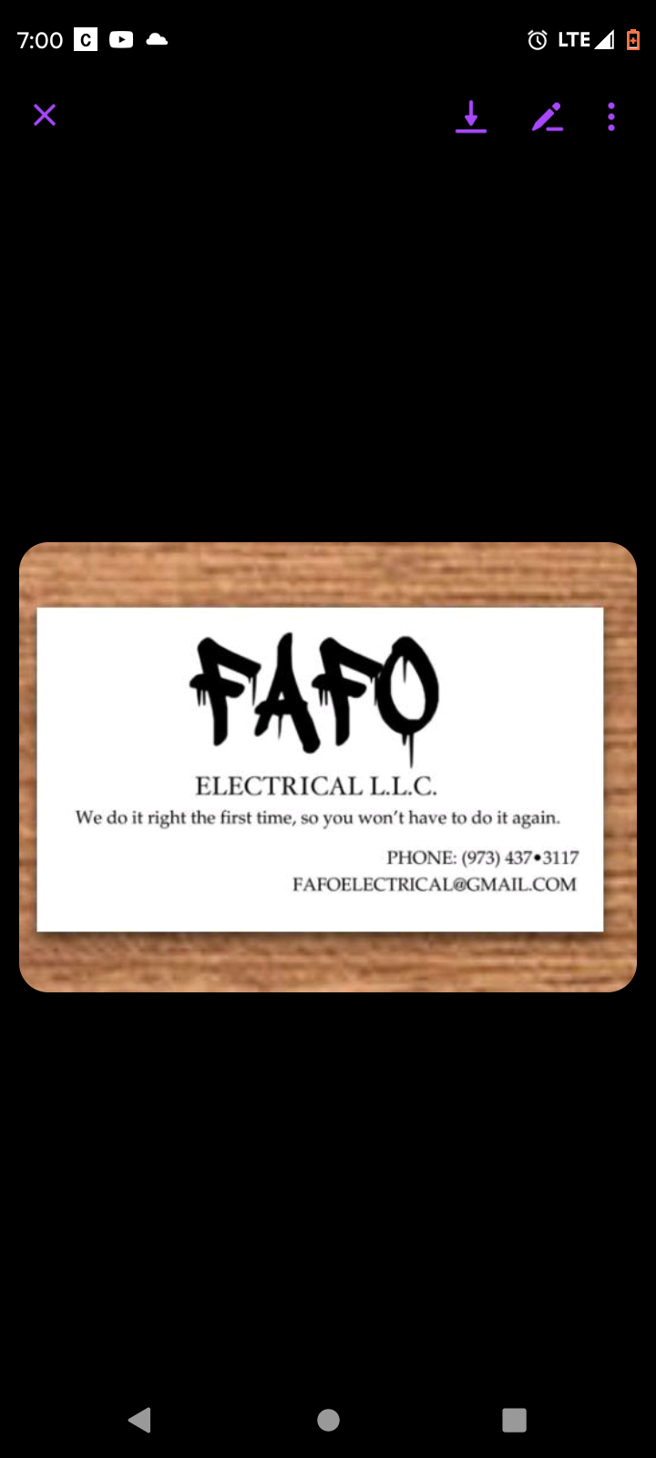 FAFO ELECTRICAL Logo