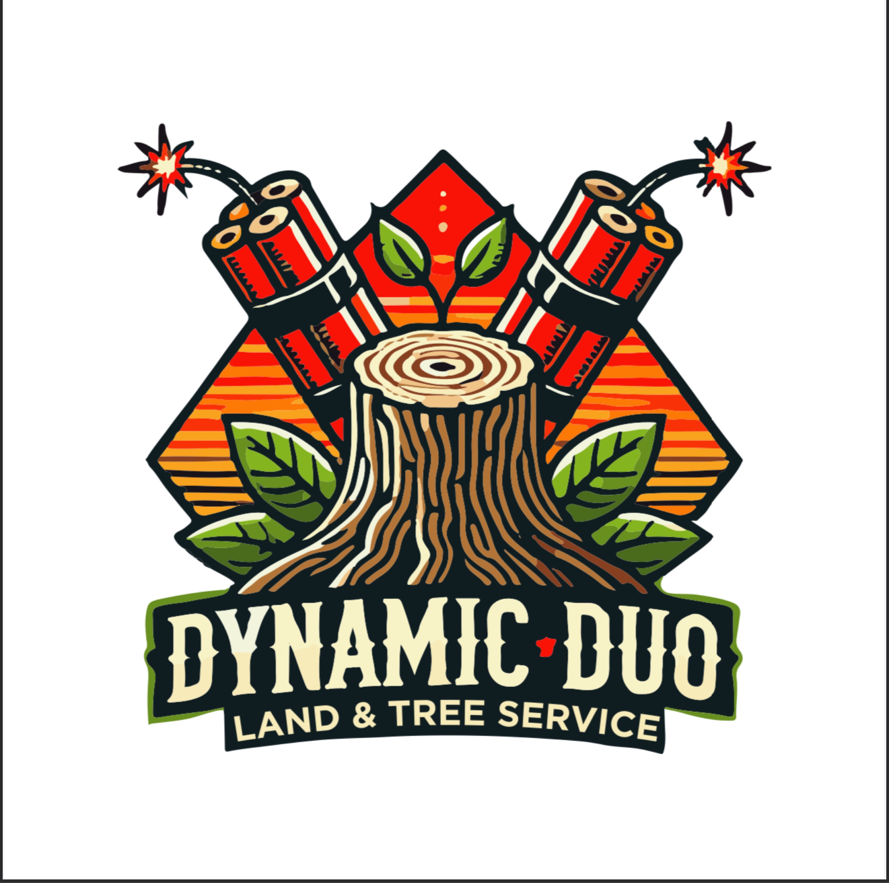 Dynamic Duo Land and Tree Service LLC Logo