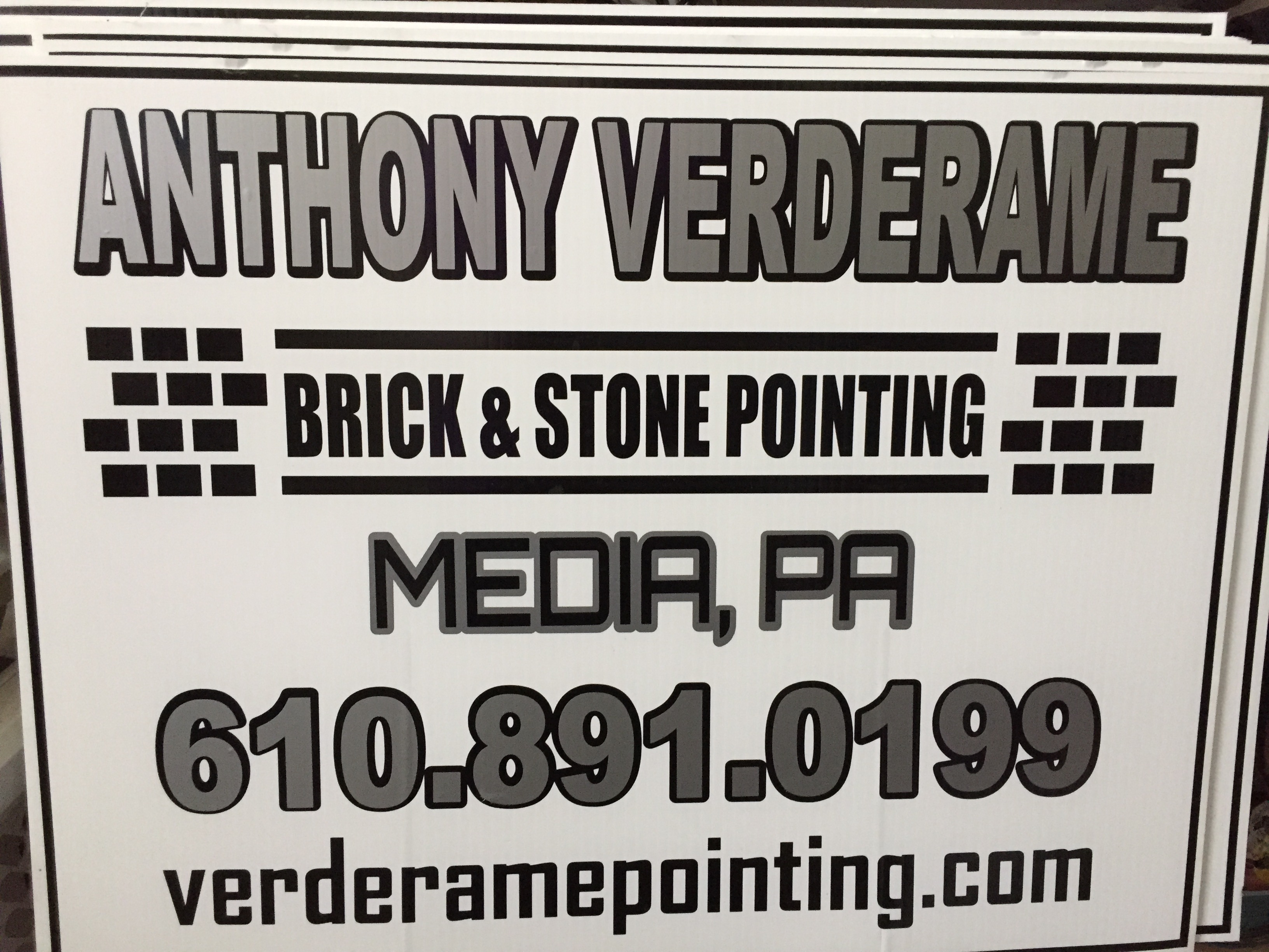 Anthony Verderame Brick and Stone Pointing Logo
