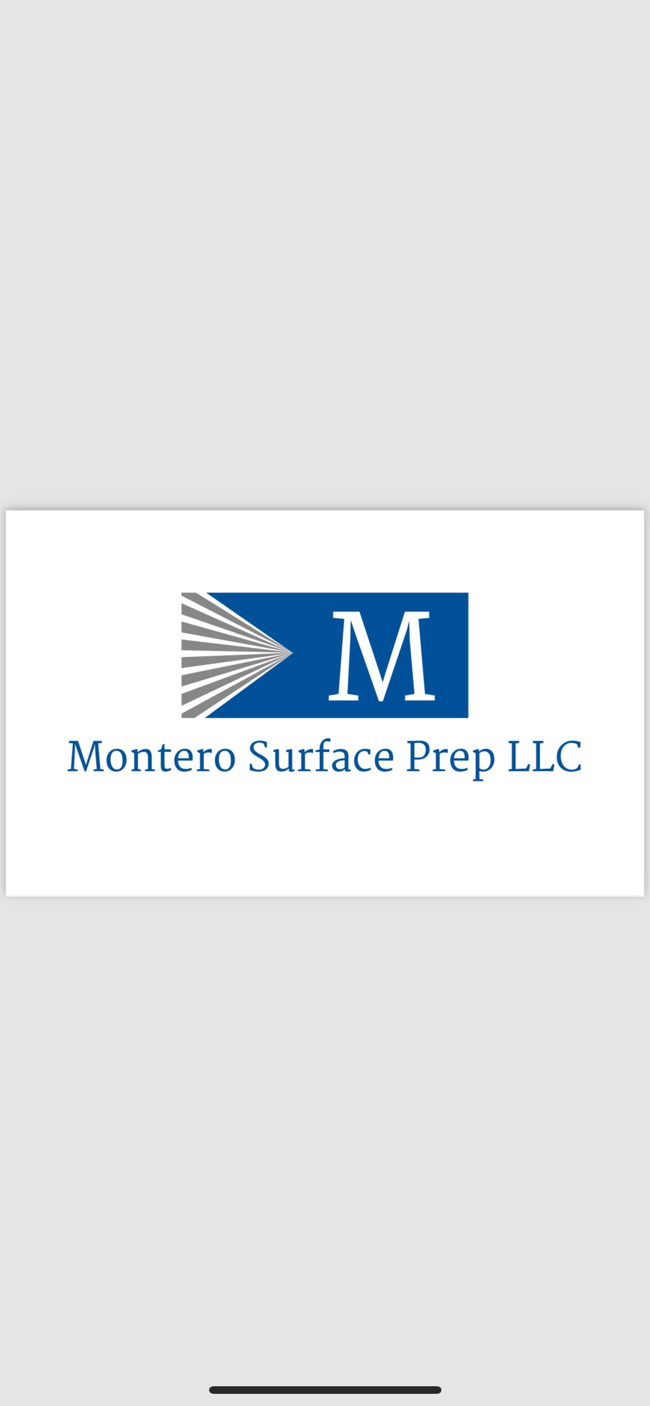 Montero Surface Prep Logo