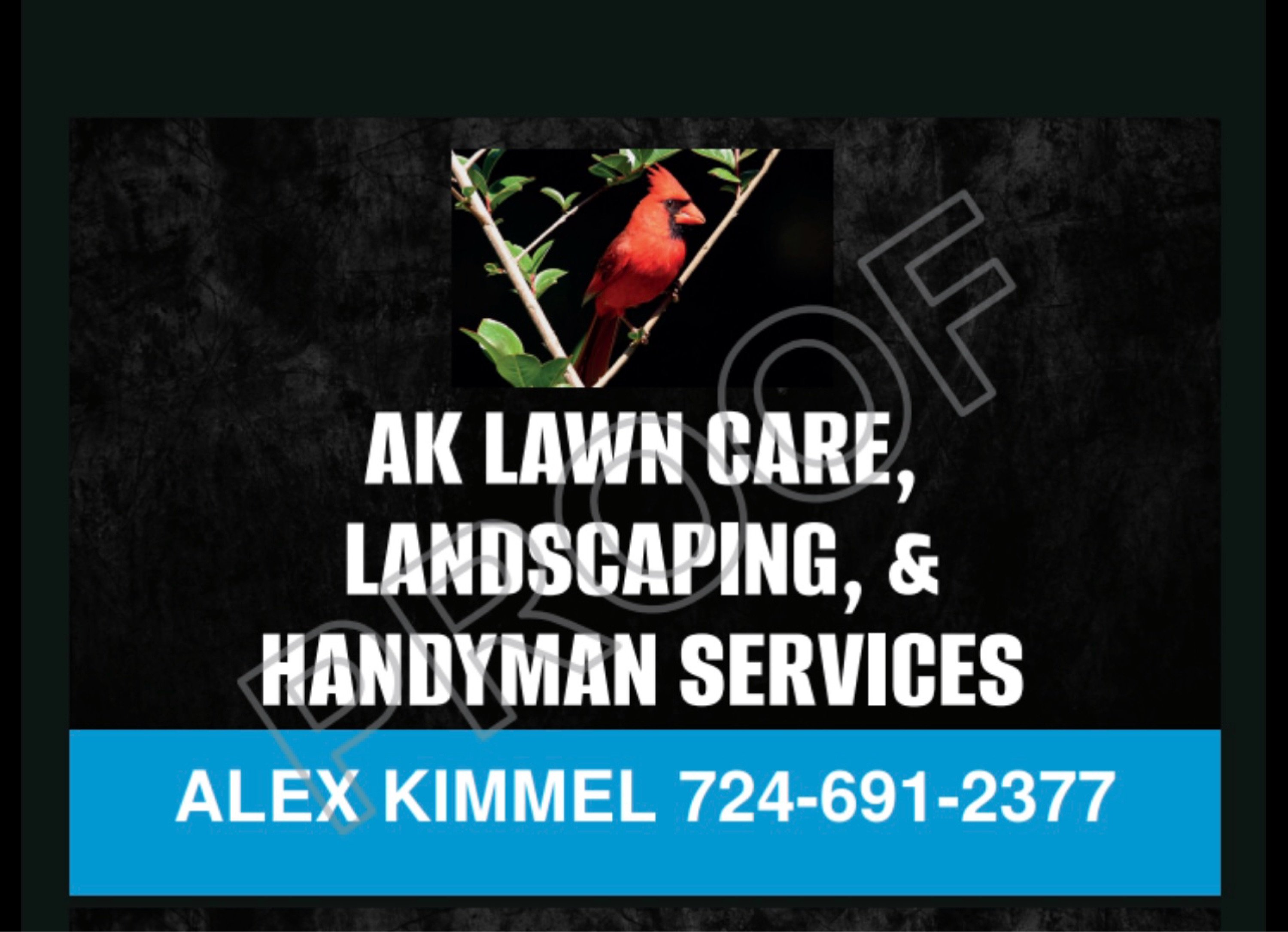 AK Lawn Care & Landscape Logo