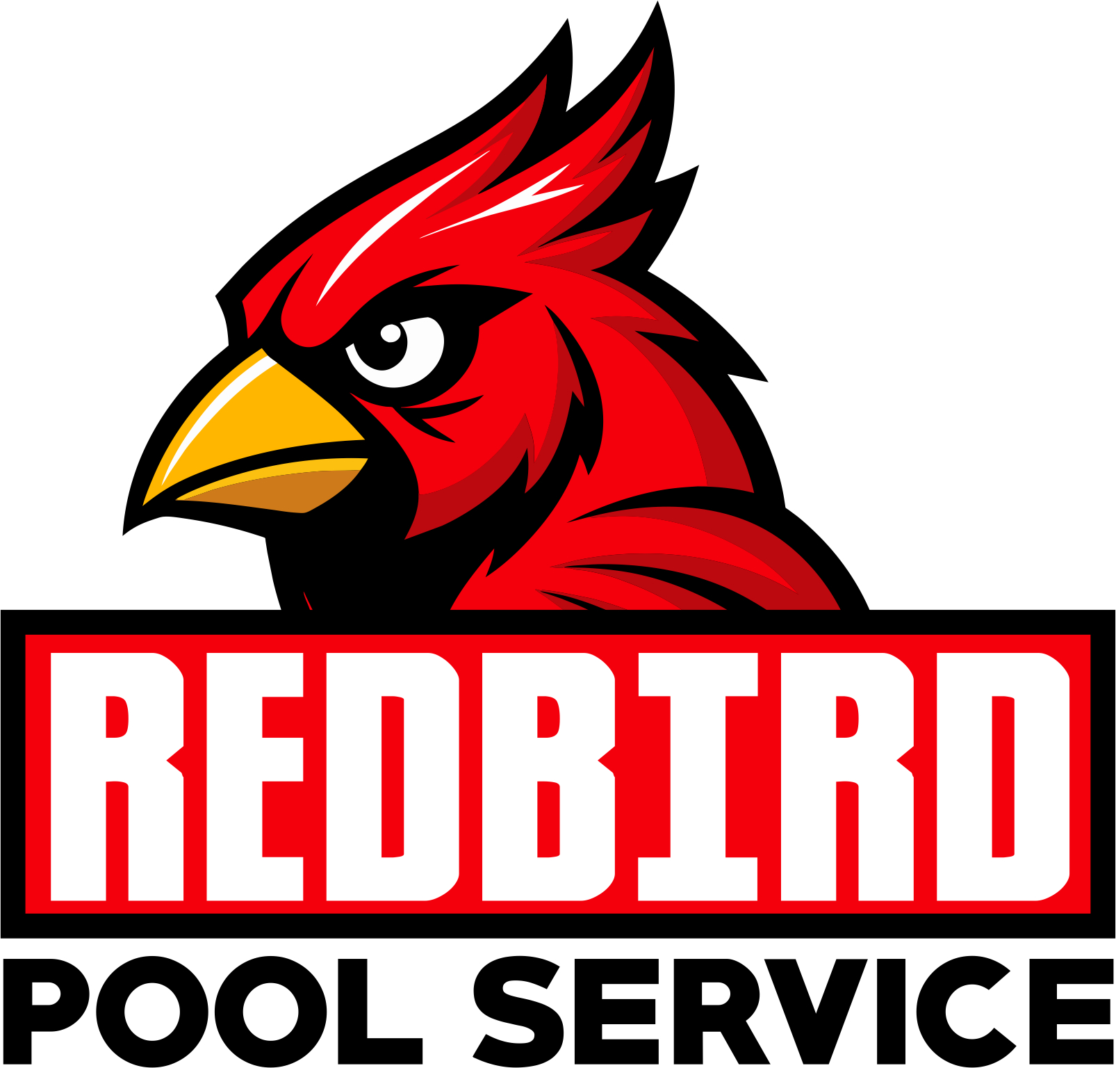 Redbird Pool Service Logo