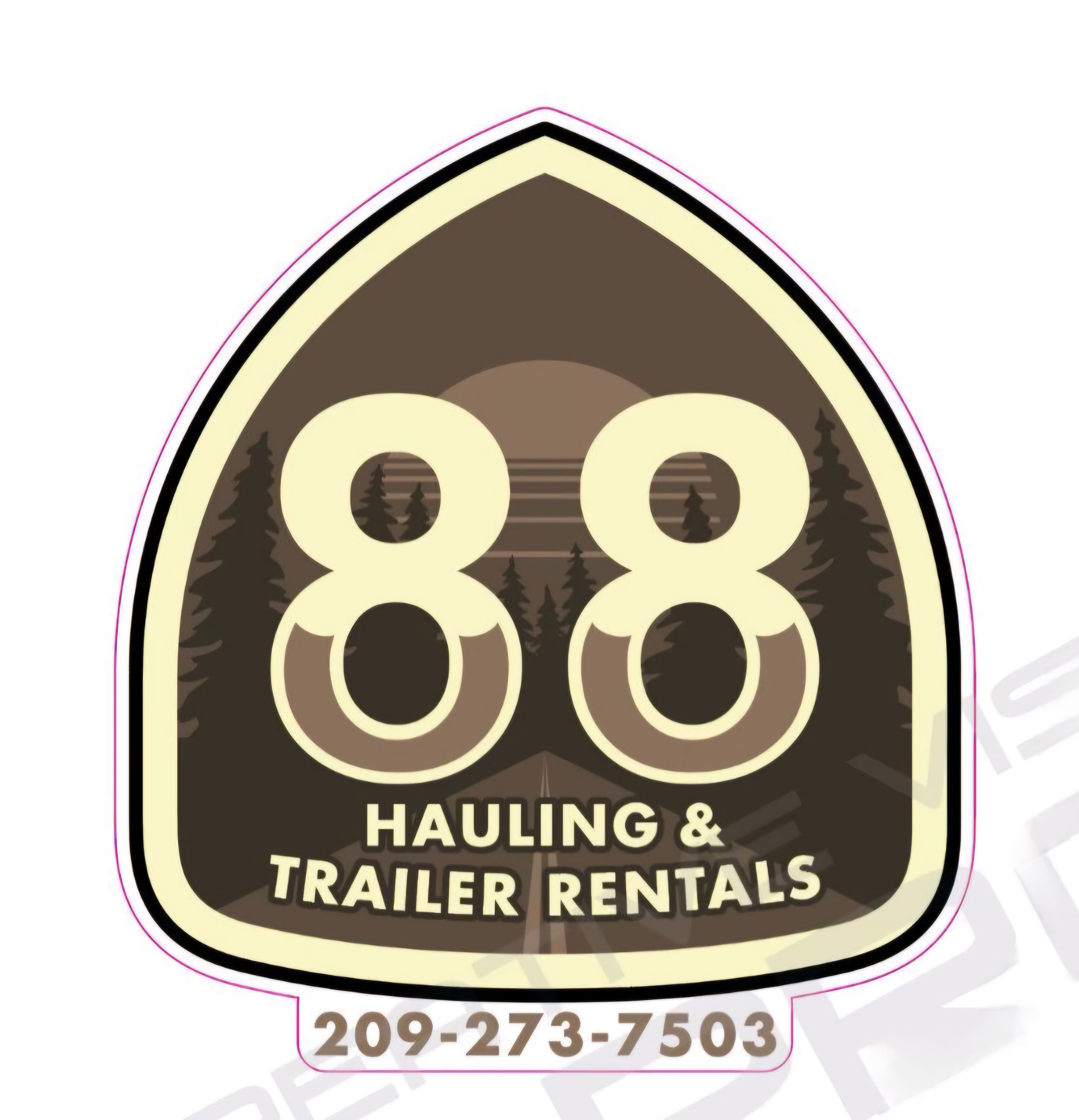 88 Trailer And Hauling - Unlicensed Contractor Logo