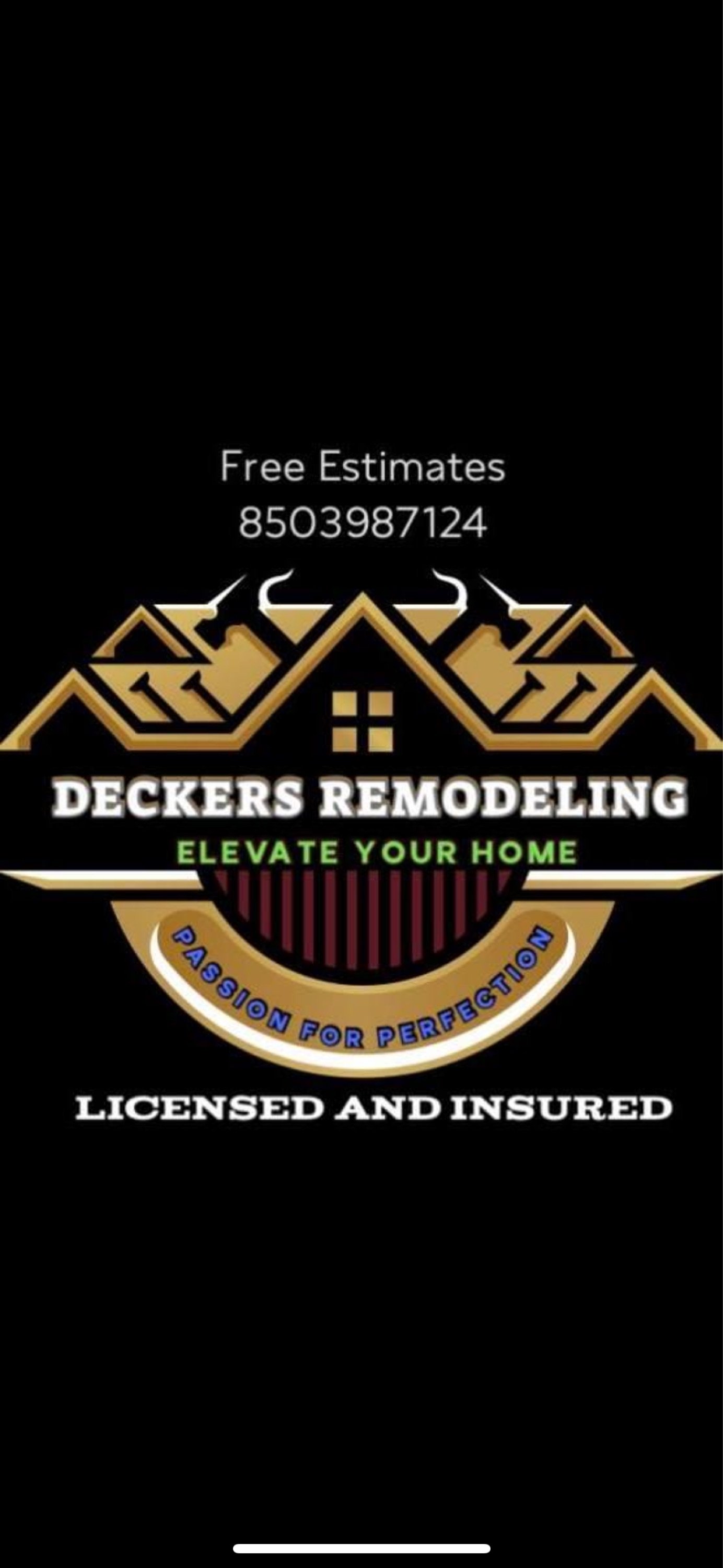 Deckers Remodeling Logo